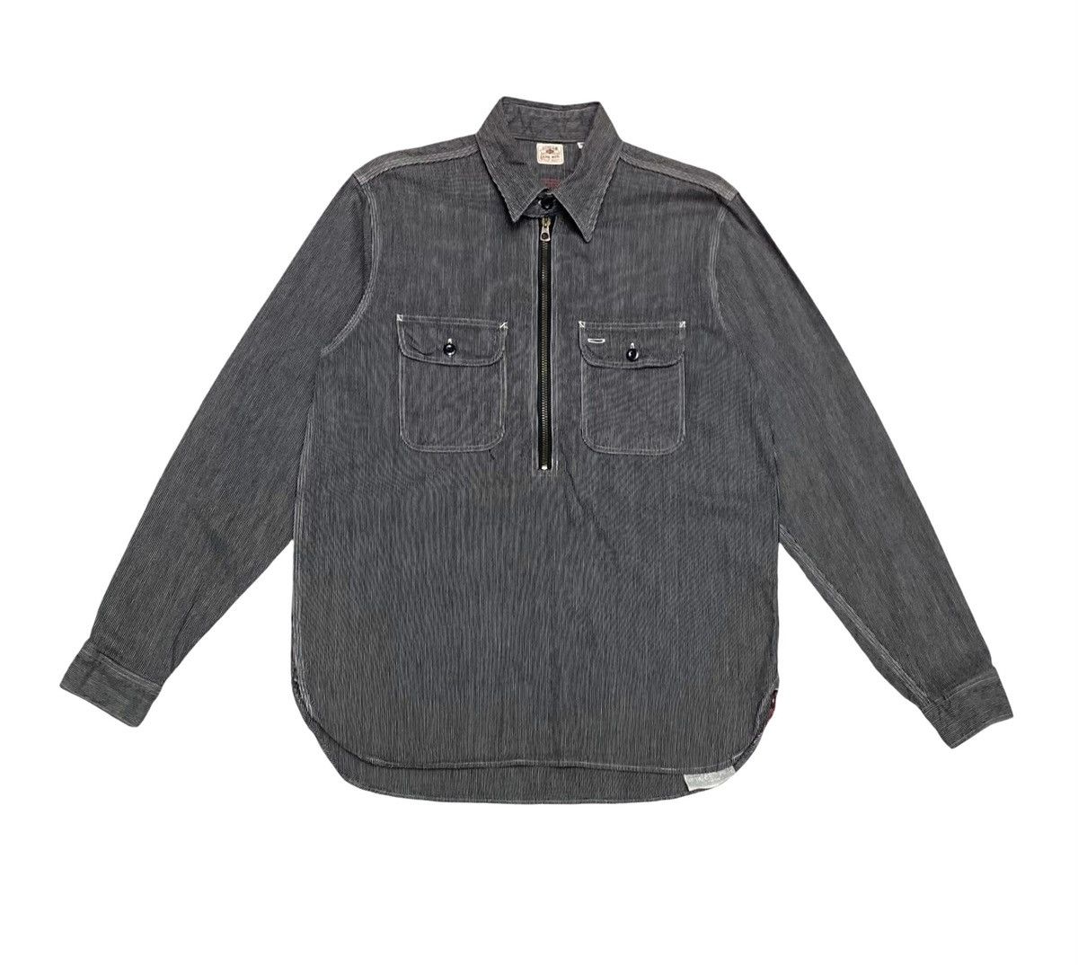 Sugar Cane Rare Design Vintage Sugar Cane Hickory Denim Pullover 1990s Size US M / EU 48-50 / 2 - 1 Thumbnail