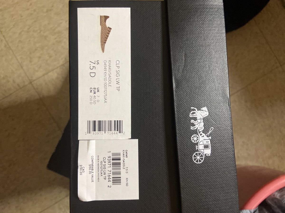 Coach Coach Signature Low Top Sneakers Size US 7.5 / EU 40-41 - 7 Thumbnail