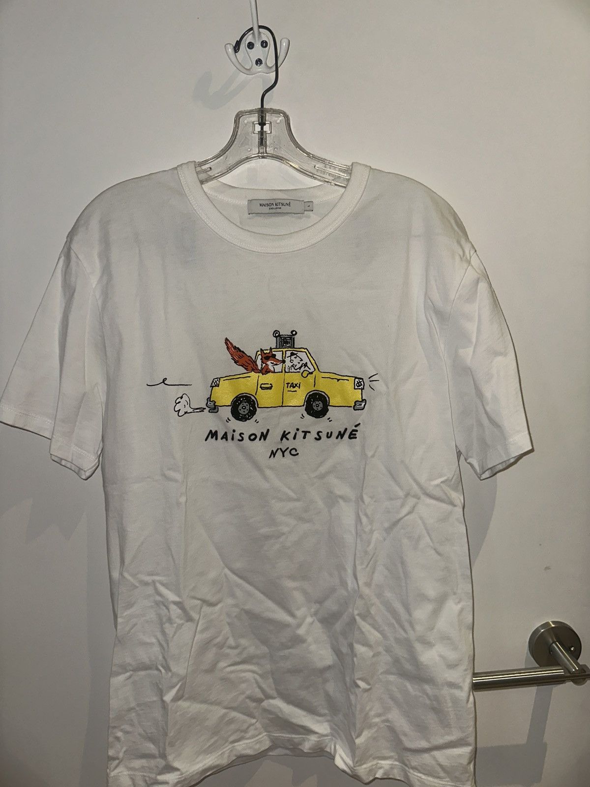 Maison Kitsune Madison Kitsune x Olympia Le-Tan Taxi Fox Classic Shirt Size US M / EU 48-50 / 2 - 1 Thumbnail