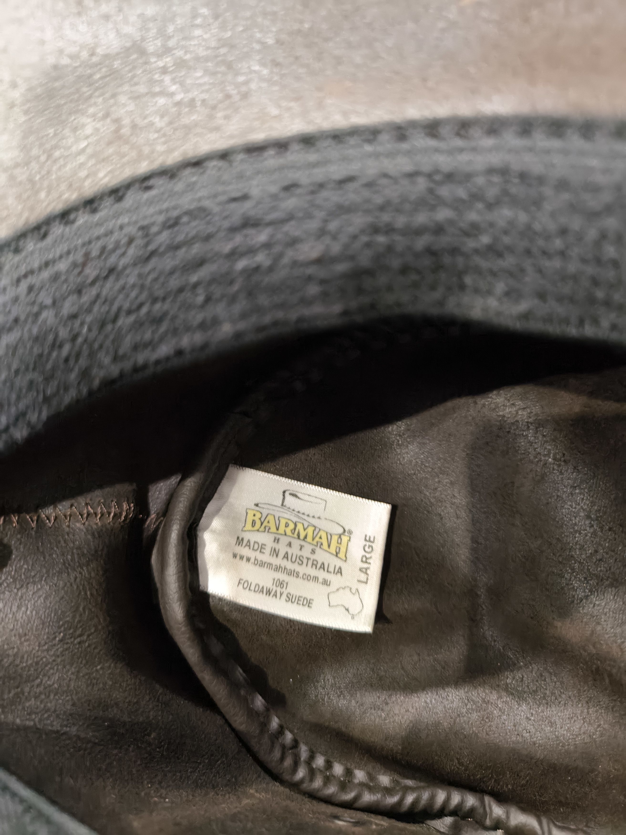 Other Men's Barmah Squashy Leather Hat Size Large Australian Size 34 - 9 Thumbnail