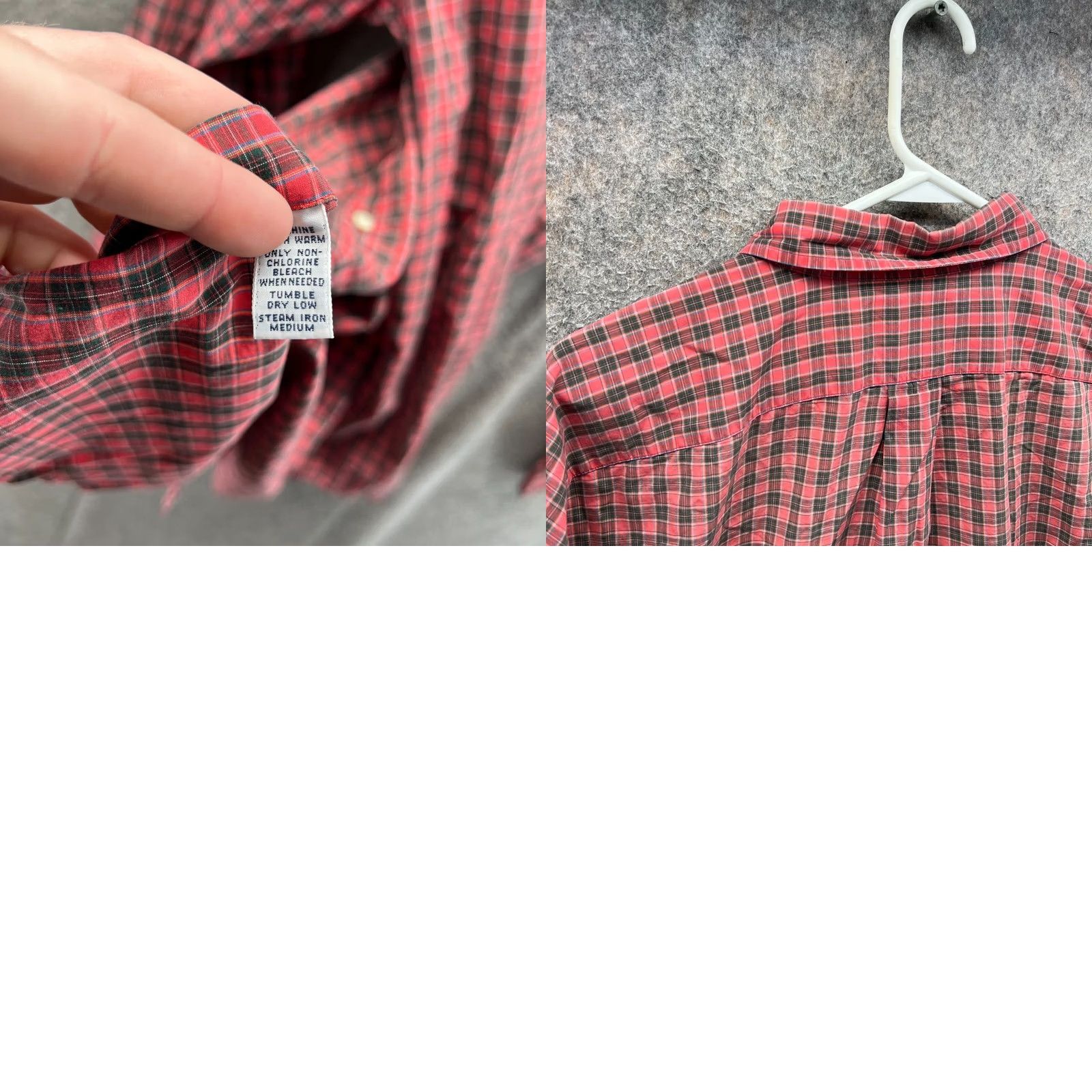Ralph Lauren Vintage Ralph Lauren Shirt Size 2XLT Red Button Down Oxford Regent Tartan Plaid Mens Big & Tall Size US XXL / EU 58 / 5 - 9 Thumbnail