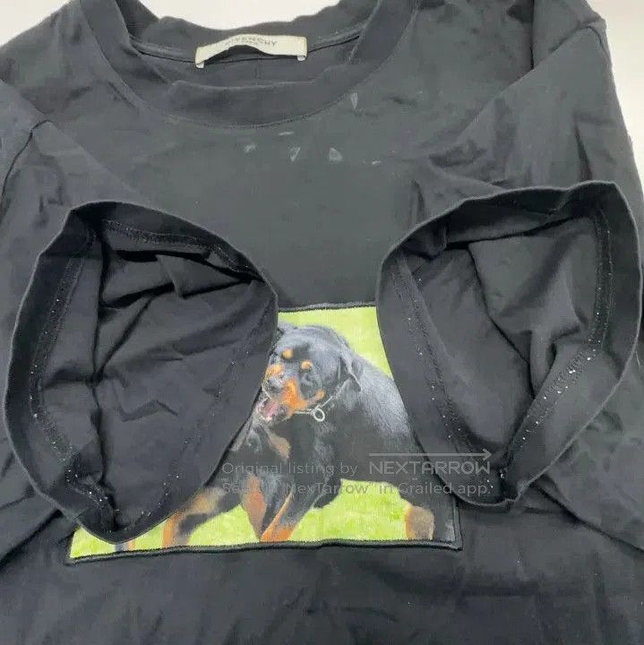 Givenchy Givenchy Men's Dog Print Short Sleeve T-Shirt. Size US XL / EU 56 / 4 - 5 Thumbnail