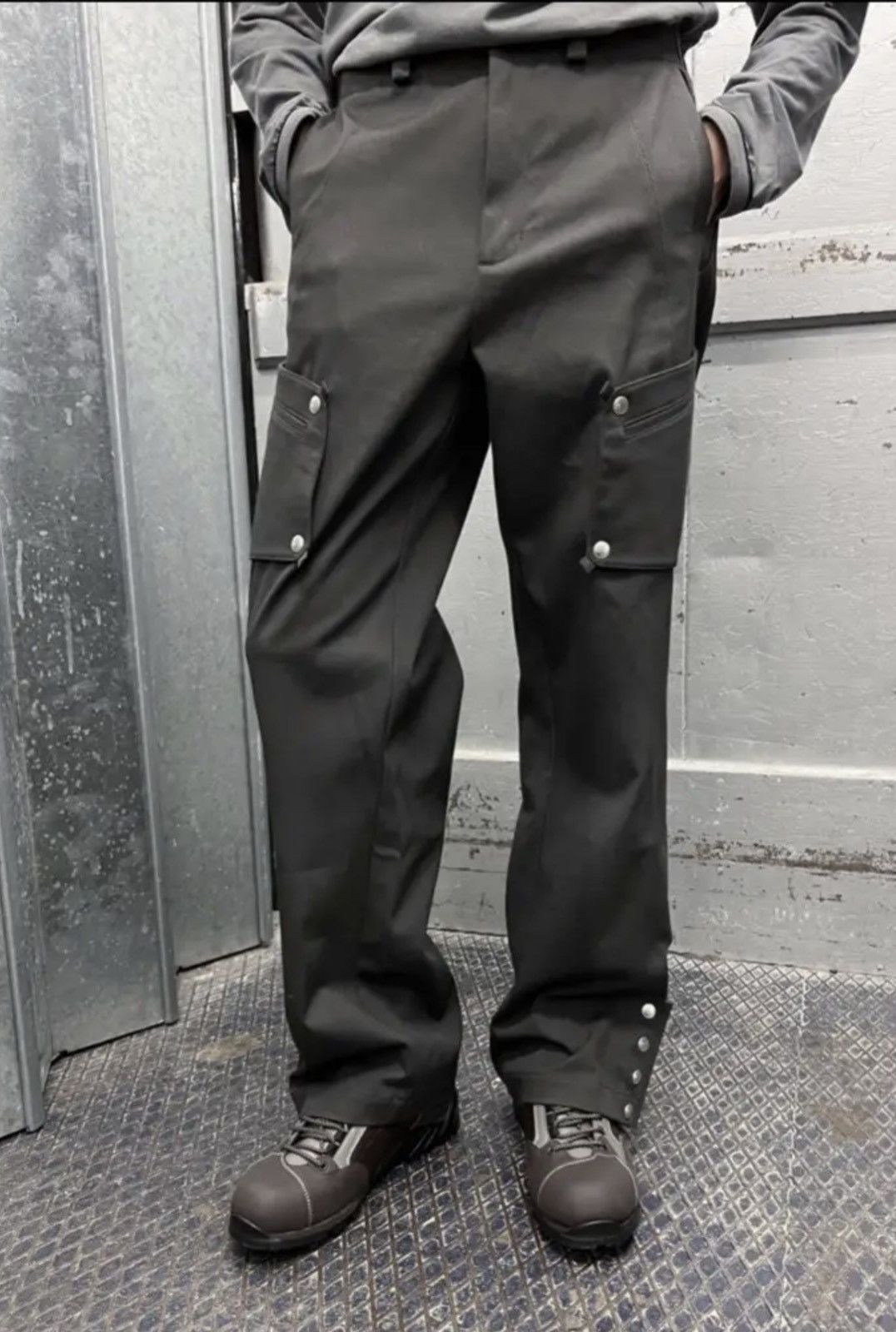Kiko Kostadinov Kiko KK 05 Shadow Grey Franz Trousers Size US 32 / EU 48 - 14 Thumbnail