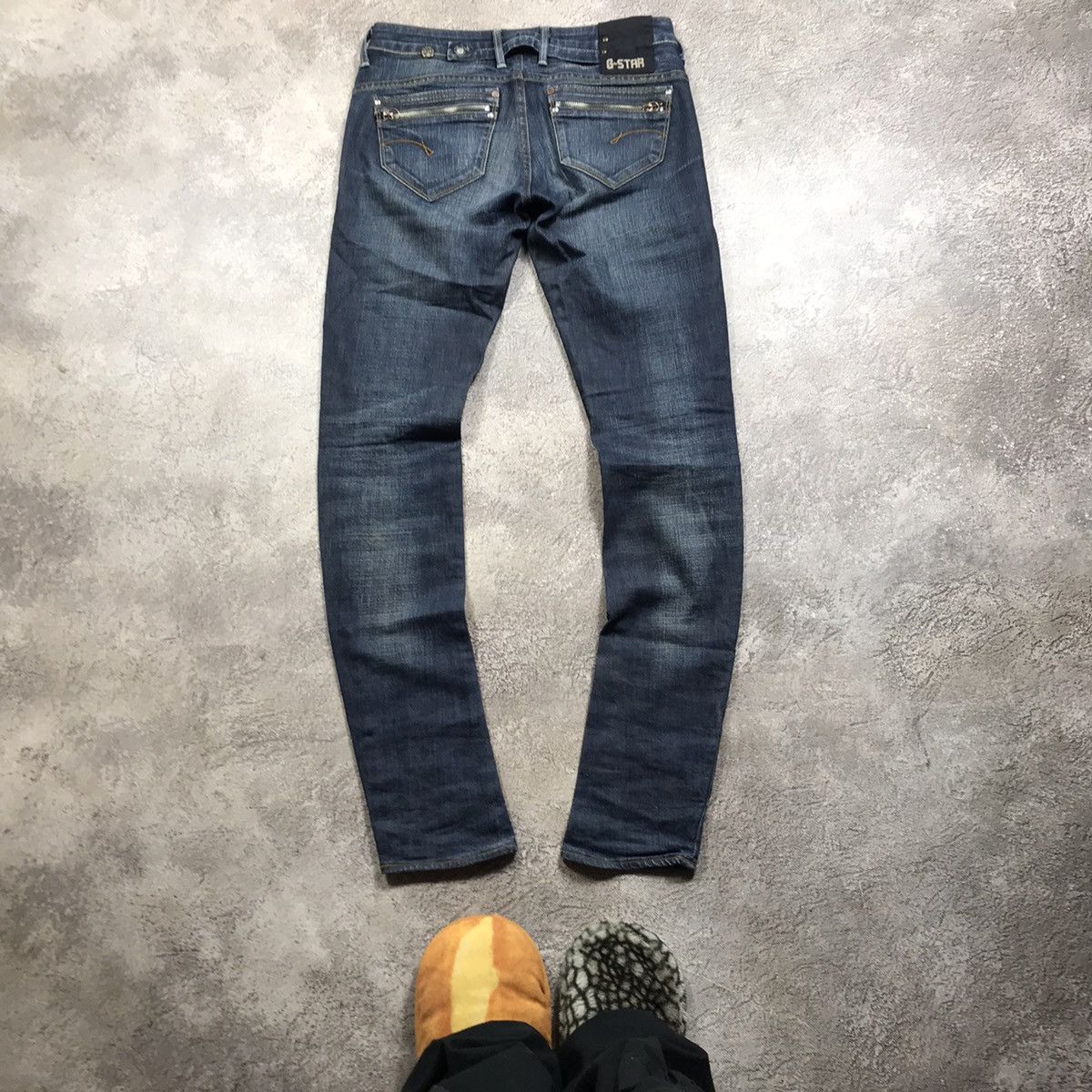 Vintage Vintage 90s G-Star Distressed Flared Jeans Grunge Low Rise 3 Size US 30 / EU 46 - 4 Thumbnail