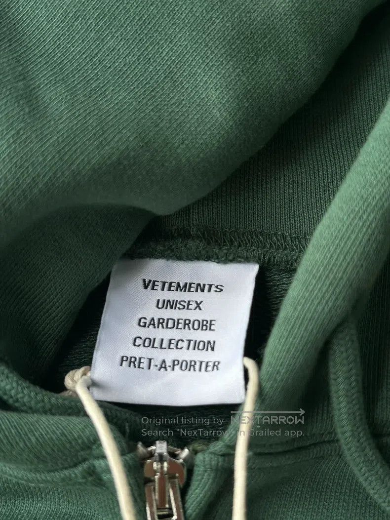 Vetements Vetements Zip-up Hoodie Size US S / EU 44-46 / 1 - 5 Thumbnail