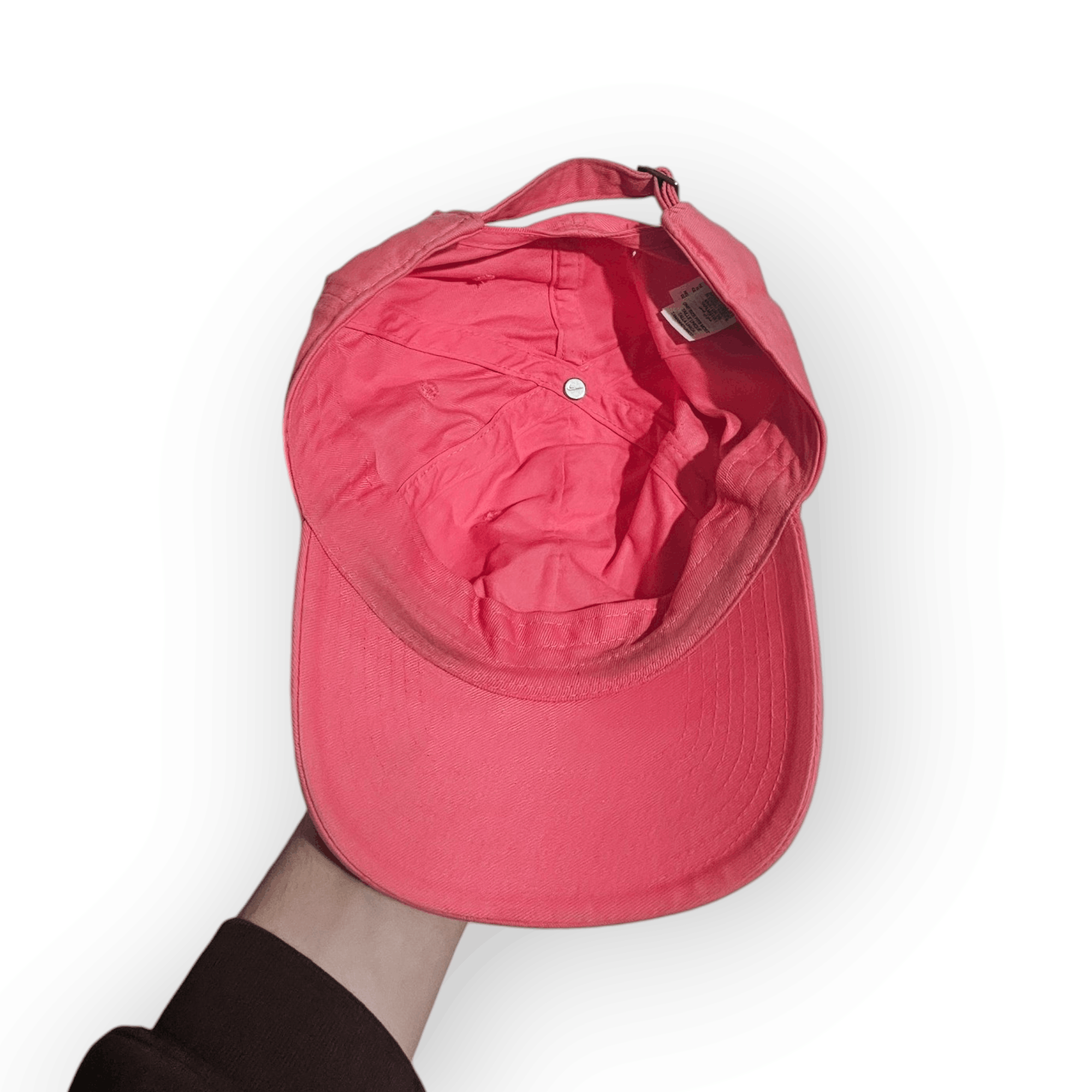 Nike × Vintage Nike Pink Center Swoosh Y2K Hat Size ONE SIZE - 3 Thumbnail