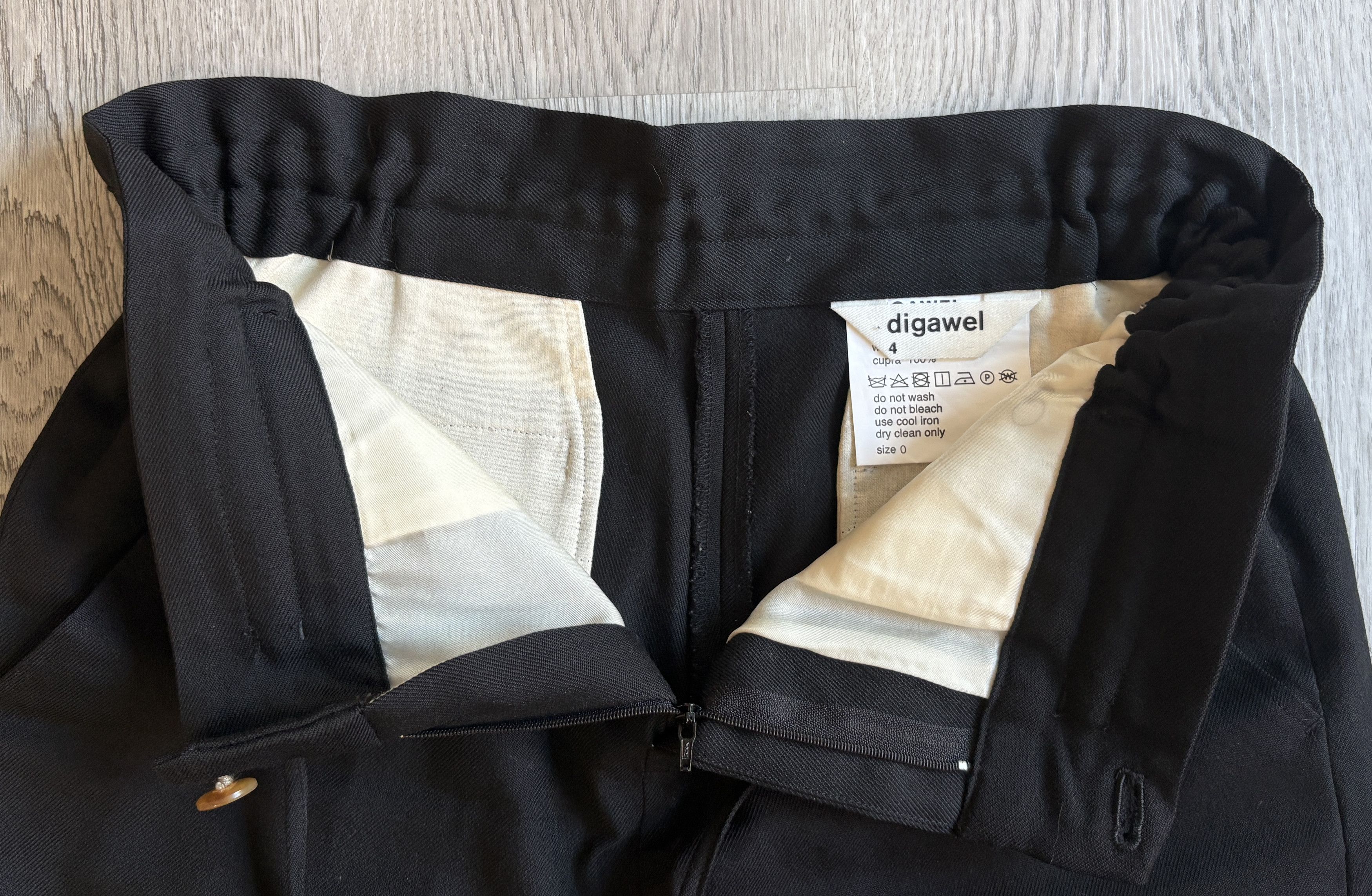 DIGAWEL Digawel Gathered Waist Trousers Black Size US 30 / EU 46 - 5 Thumbnail