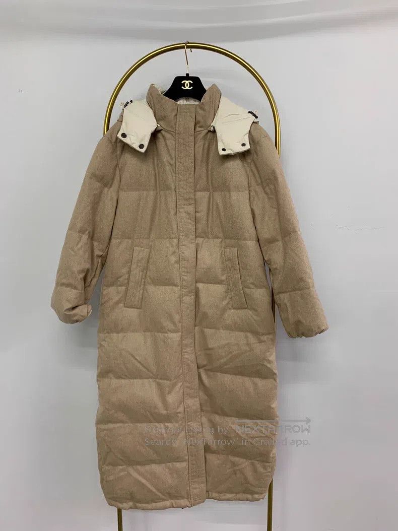 Brunello Cucinelli Brunello Cucinelli Long Hooded Down Coat Size XS / US 0-2 / IT 36-38 - 1 Thumbnail