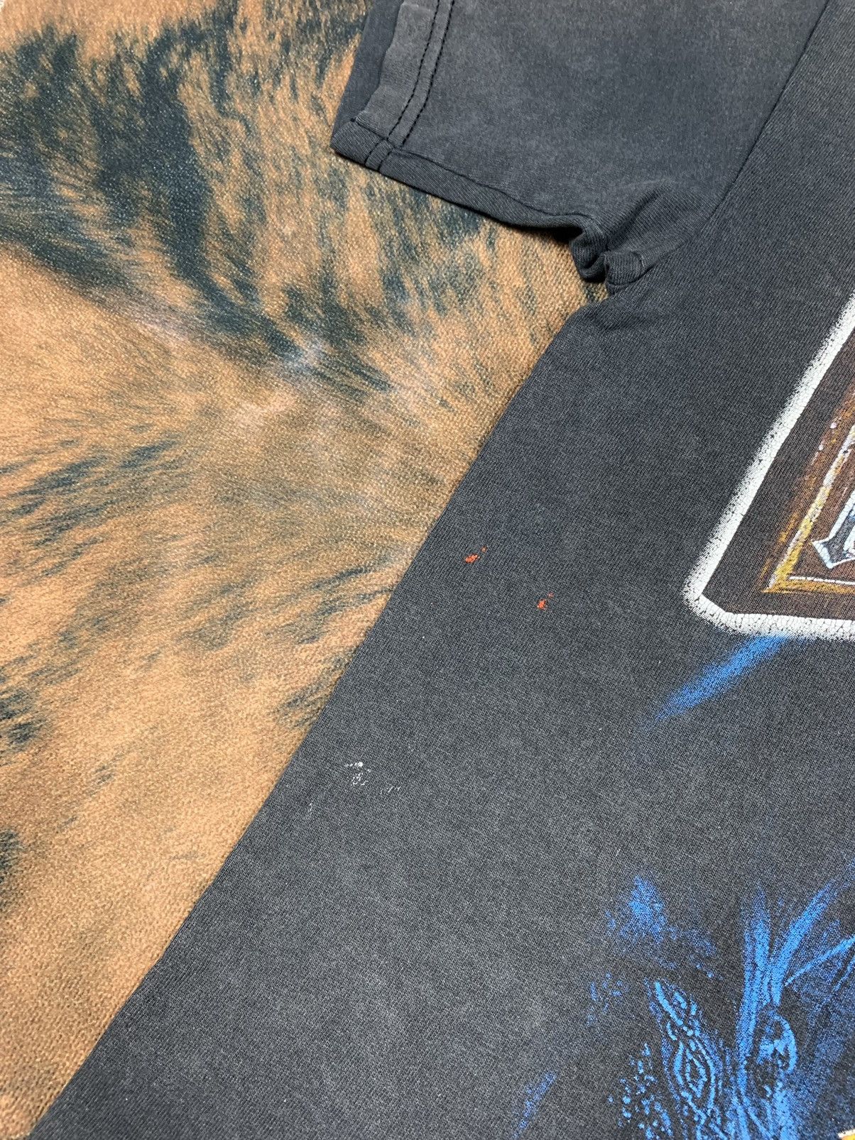 Band Tees × Vintage Vintage 2003 Blind Guardian All Over Print T Shirt Tee 00s Size US L / EU 52-54 / 3 - 13 Thumbnail