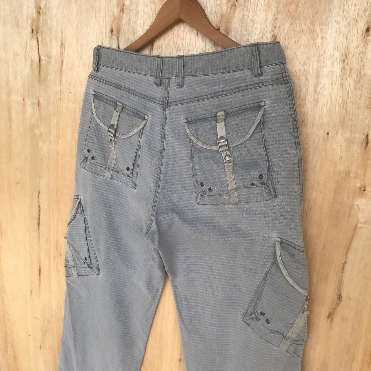 20471120 W30x28.5 BANG BANG Ash grey cargo military straight leg Size US 30 / EU 46 - 5 Thumbnail