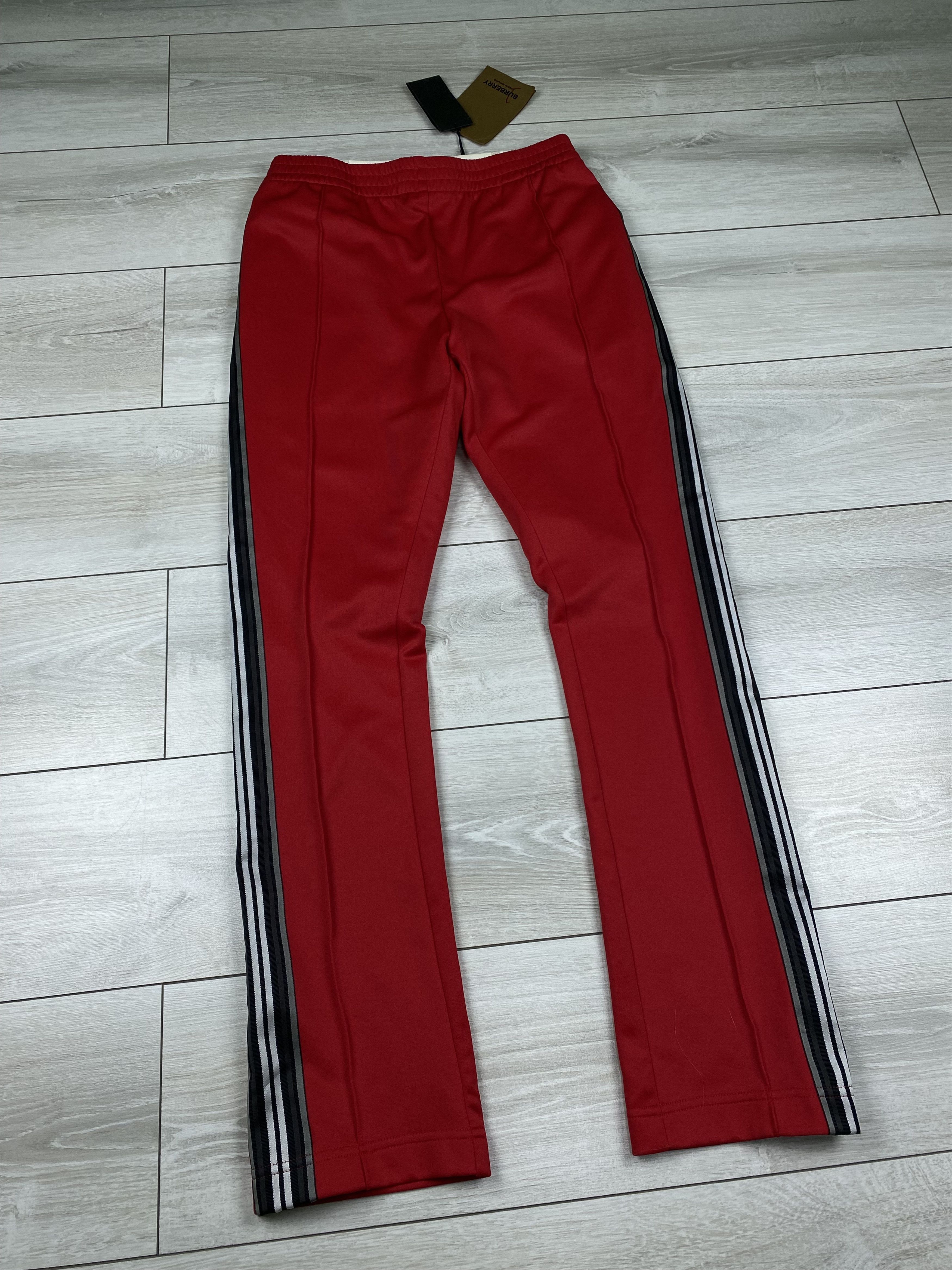 Burberry Burberry Stripe Detail Double-Waist Jersey Trackpants pants Size 24" / US 00 / IT 34 - 4 Thumbnail