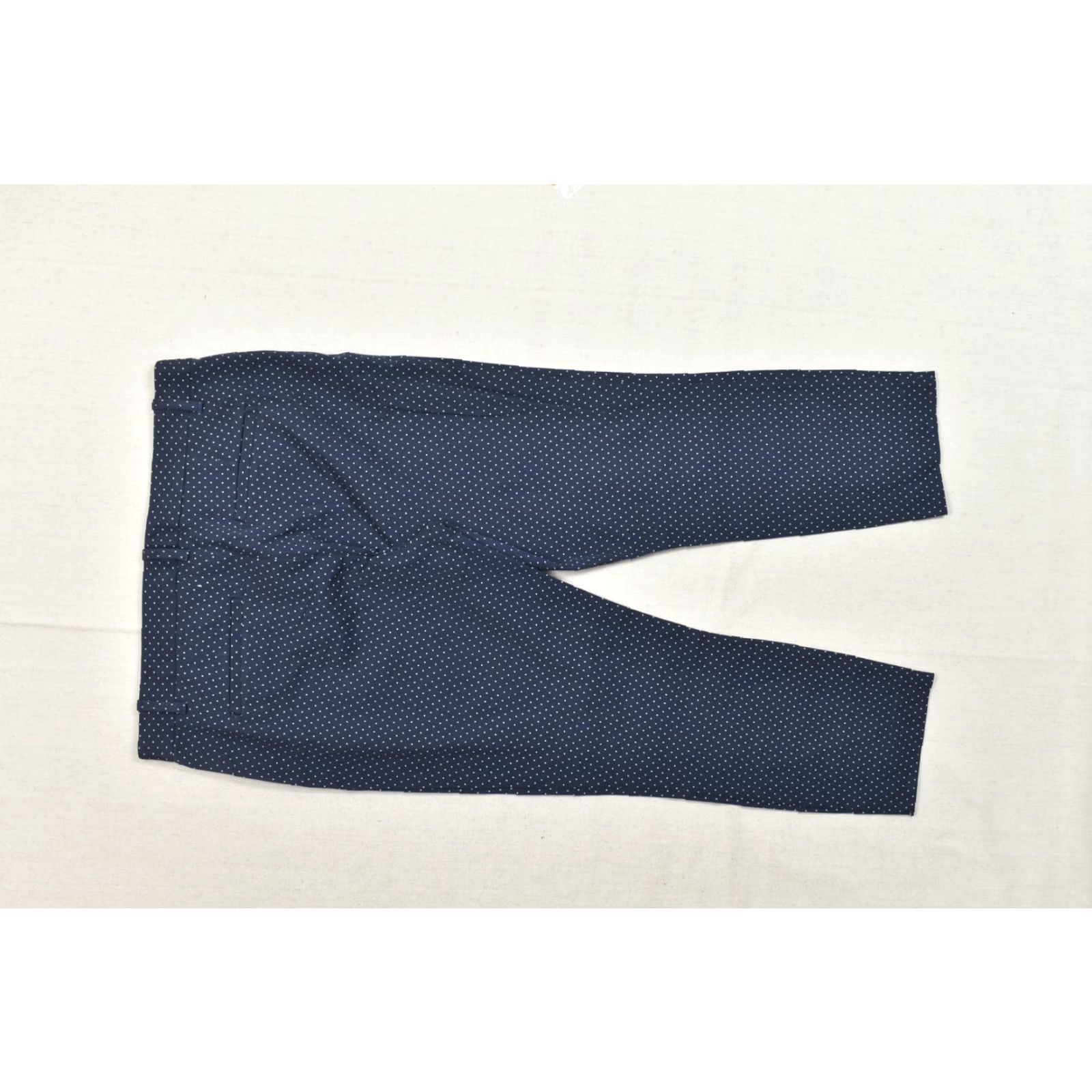 Gap Gap Pants Skinny Ankle Women's 12 Navy Blue Polka Dot Stretch Cotton Shirt? Size 34" / US 12 / IT 48 - 8 Thumbnail