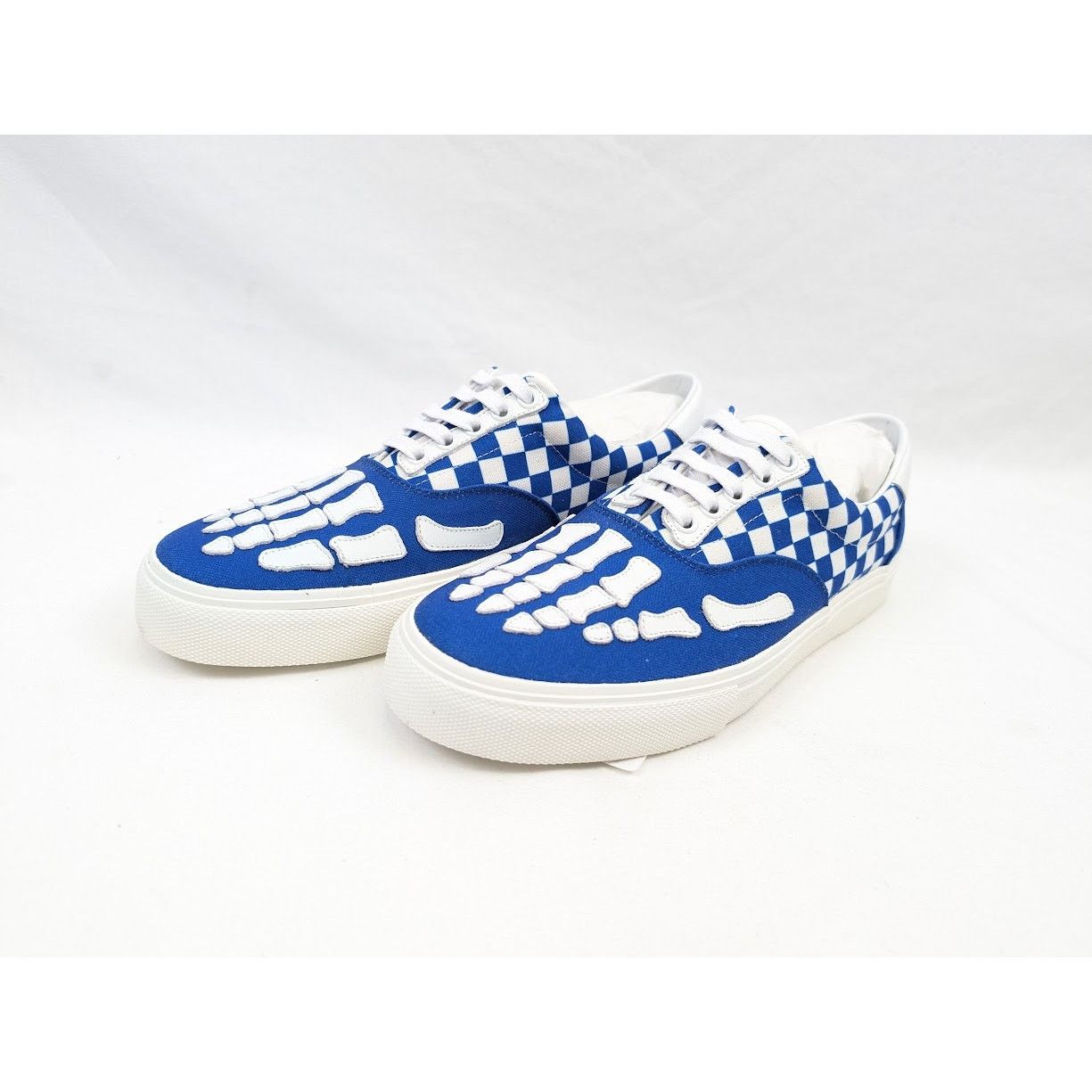 Amiri o1rshd1 Checkered Skel Toe Lace Up in Blue/White Size US 9 / EU 42 - 16 Thumbnail