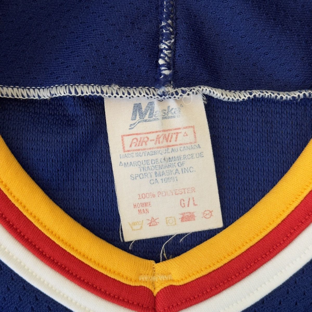 Ccm × Vintage VINTAGE 80s St. Louis Blues CCM Maska jersey, blue Size US L / EU 52-54 / 3 - 3 Thumbnail