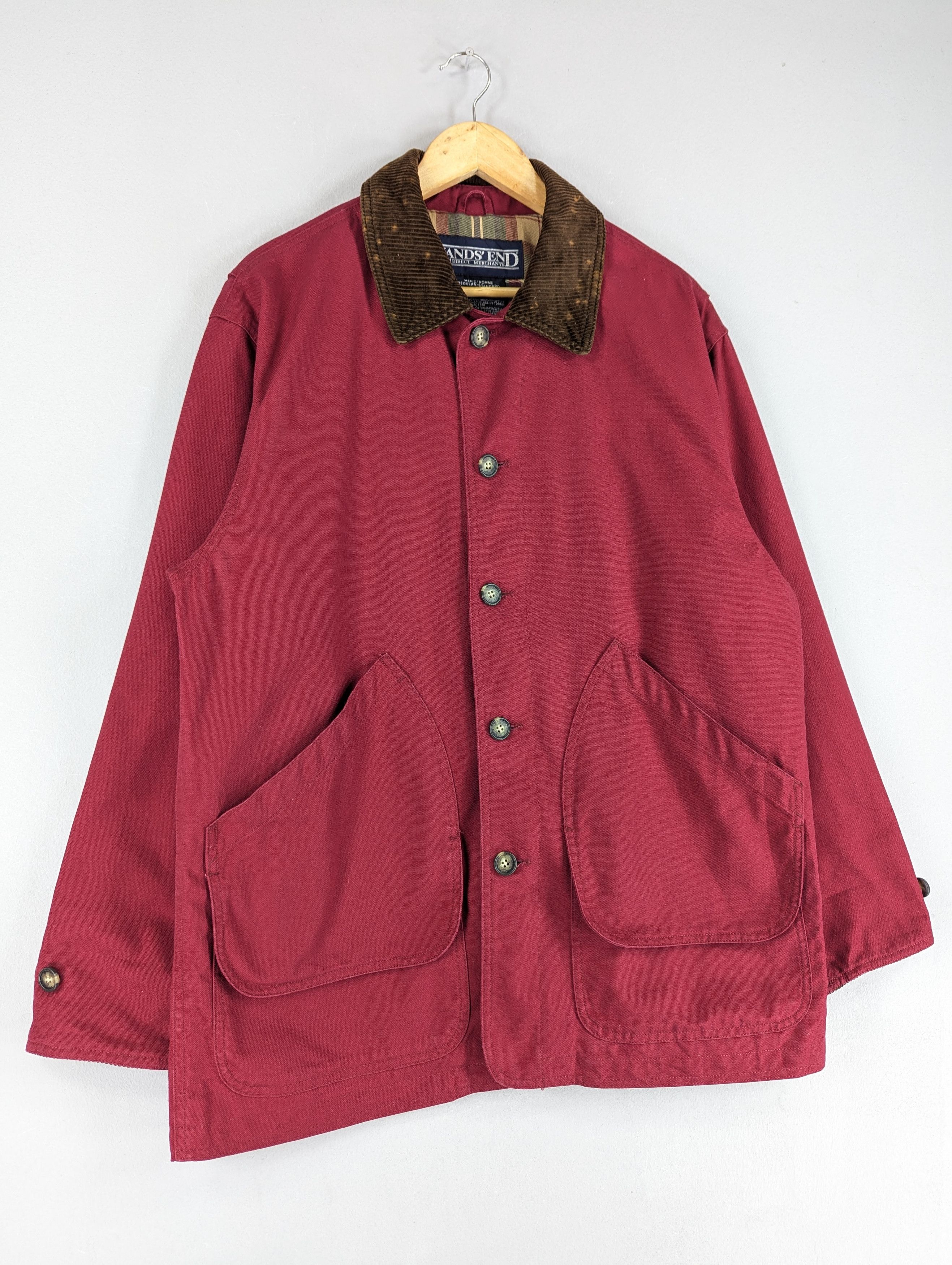 Lands' End Vintage 90s Lands End Duck Canvas Chore Jacket Size US M / EU 48-50 / 2 - 3 Thumbnail
