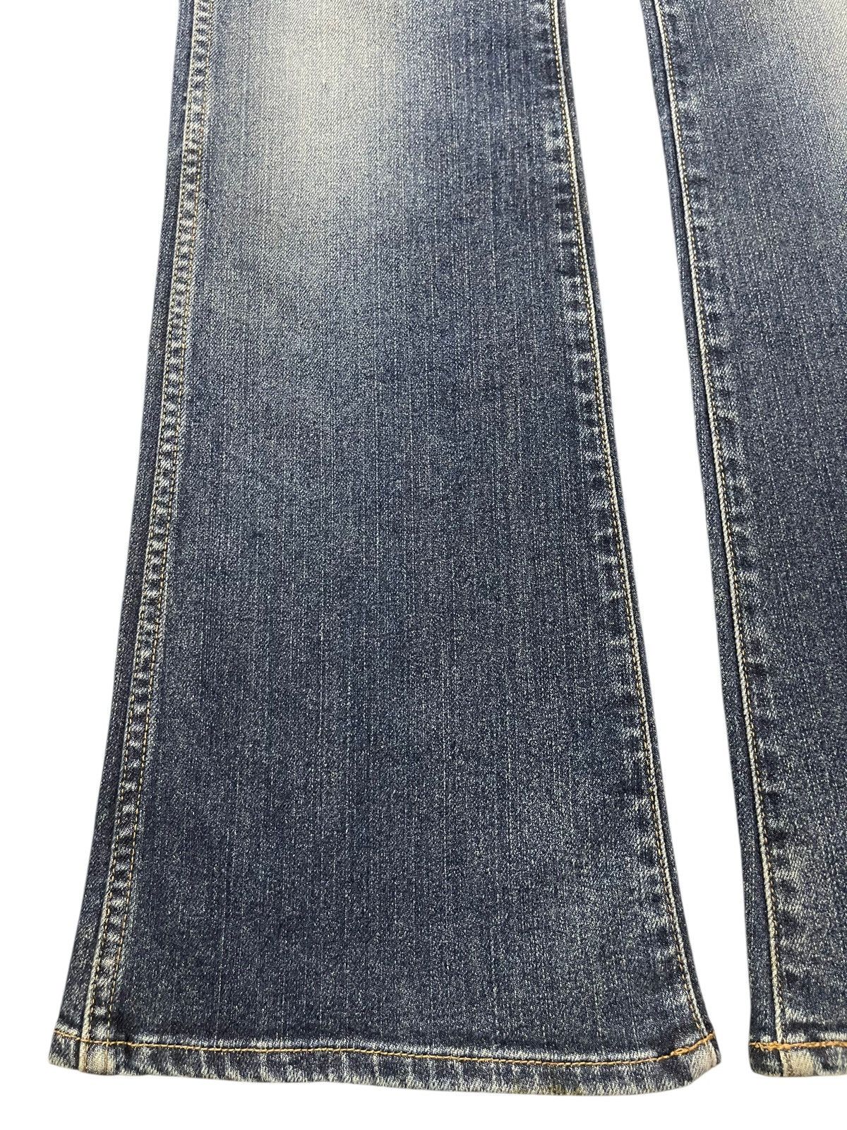 Hysteric Glamour Vintage Japanese Brand Blue Wash Faded Style Flare Jeans Size US 30 / EU 46 - 7 Thumbnail