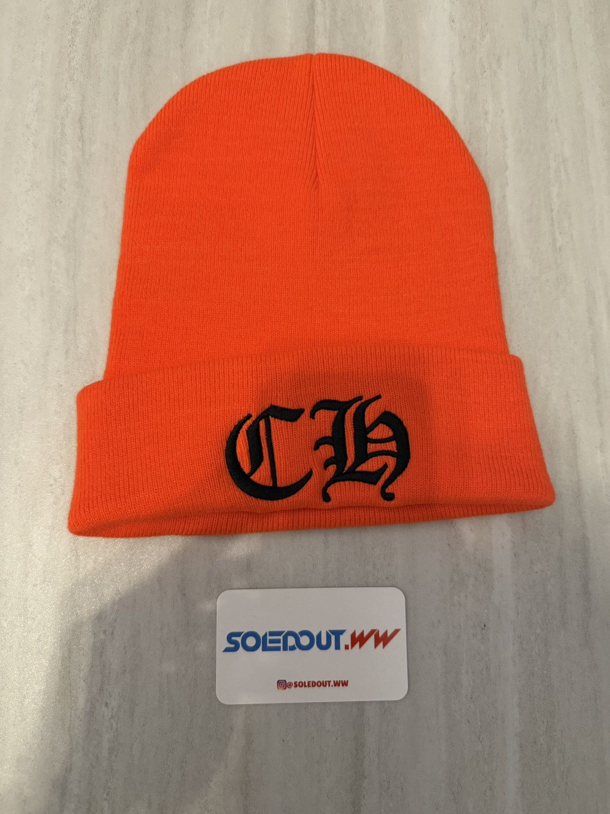 Chrome Hearts CH Double Sided Beanie Orange