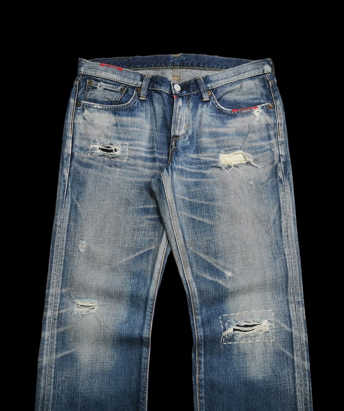 Edwin Vintage Edwin Distressed Jeans Rebel Vintage Size US 32 / EU 48 - 4 Thumbnail