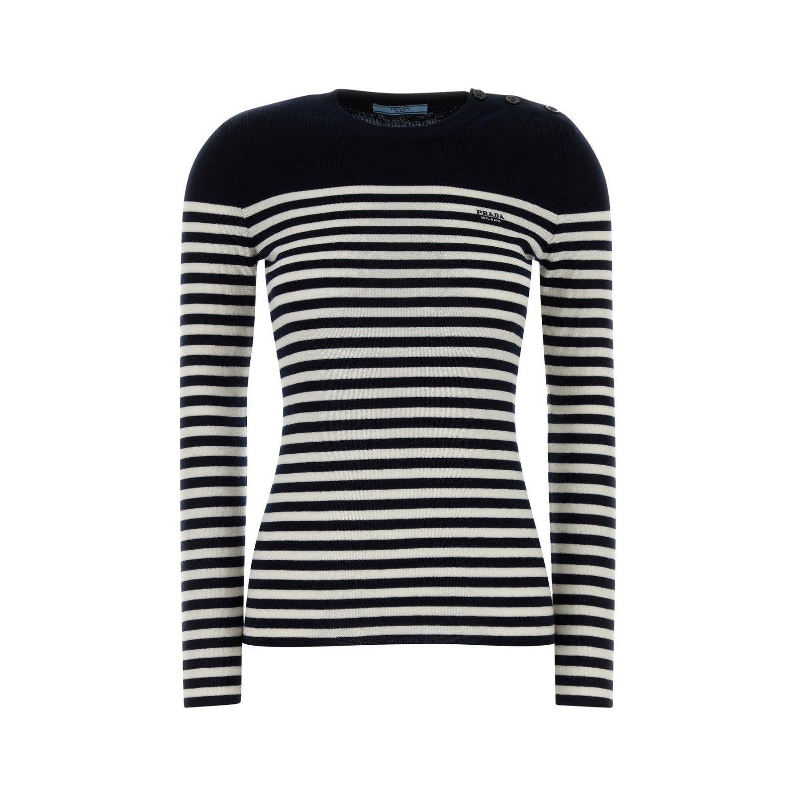 Prada PRADA Embroidered Wool Sweater New & Authentic (Women's size Size M / US 6-8 / IT 42-44 - 1 Thumbnail