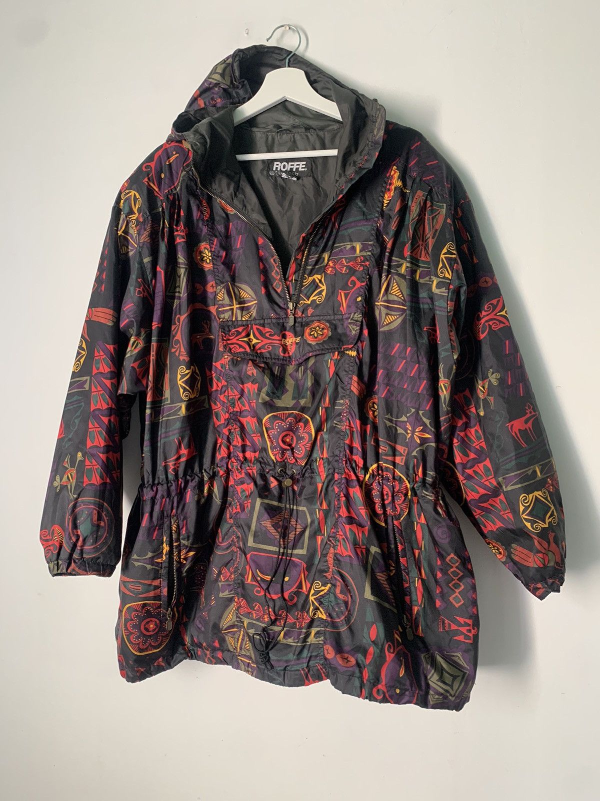 Vintage Retro vintage 80s jacket size 42 or oversize Roffe Size XL / US 12-14 / IT 48-50 - 2 Thumbnail