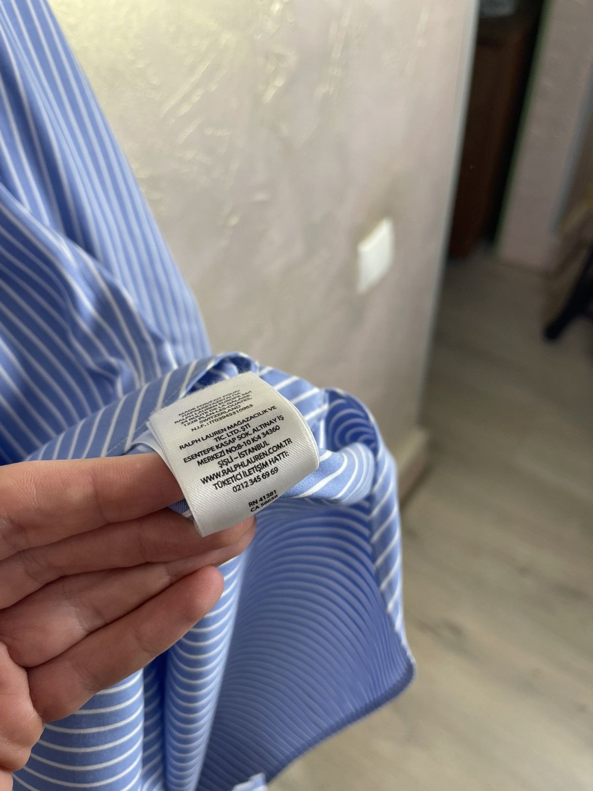 Polo Ralph Lauren Ralph Lauren Easy Care Slim Fit Striped Tech-Cotton Shirt Size US M / EU 48-50 / 2 - 8 Thumbnail
