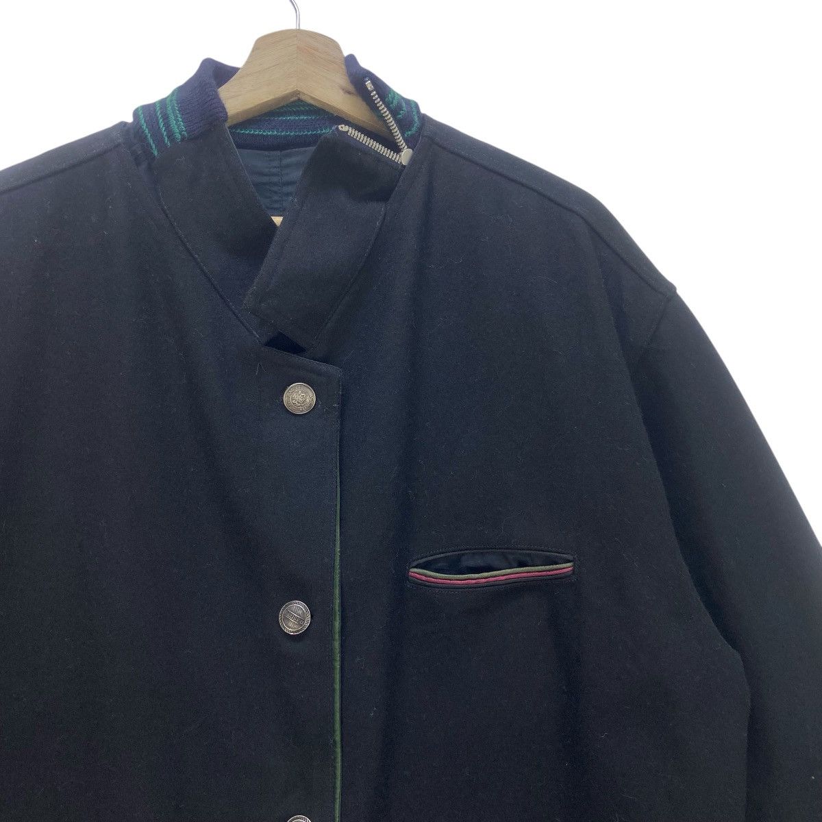 CLOSED × Marithe + Francois Girbaud Vtg Closed Marithe Francois Girbaud Wool Reversible Jacket Size US L / EU 52-54 / 3 - 5 Thumbnail