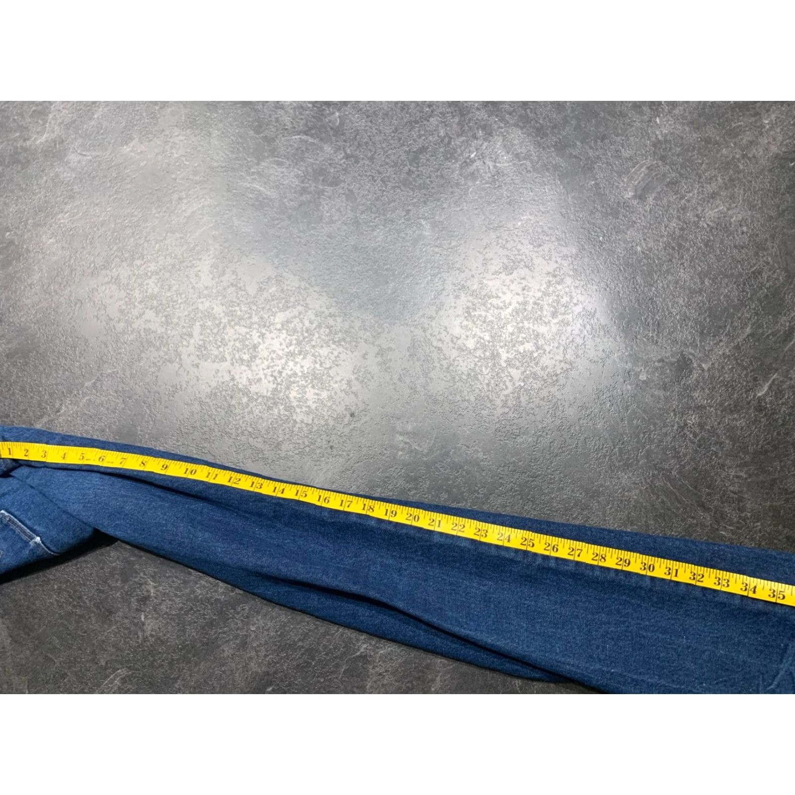 Wrangler Wrangler Men's Blue Denim Cowboy Cut Tapered Jeans 32x36 Size US 32 / EU 48 - 4 Thumbnail