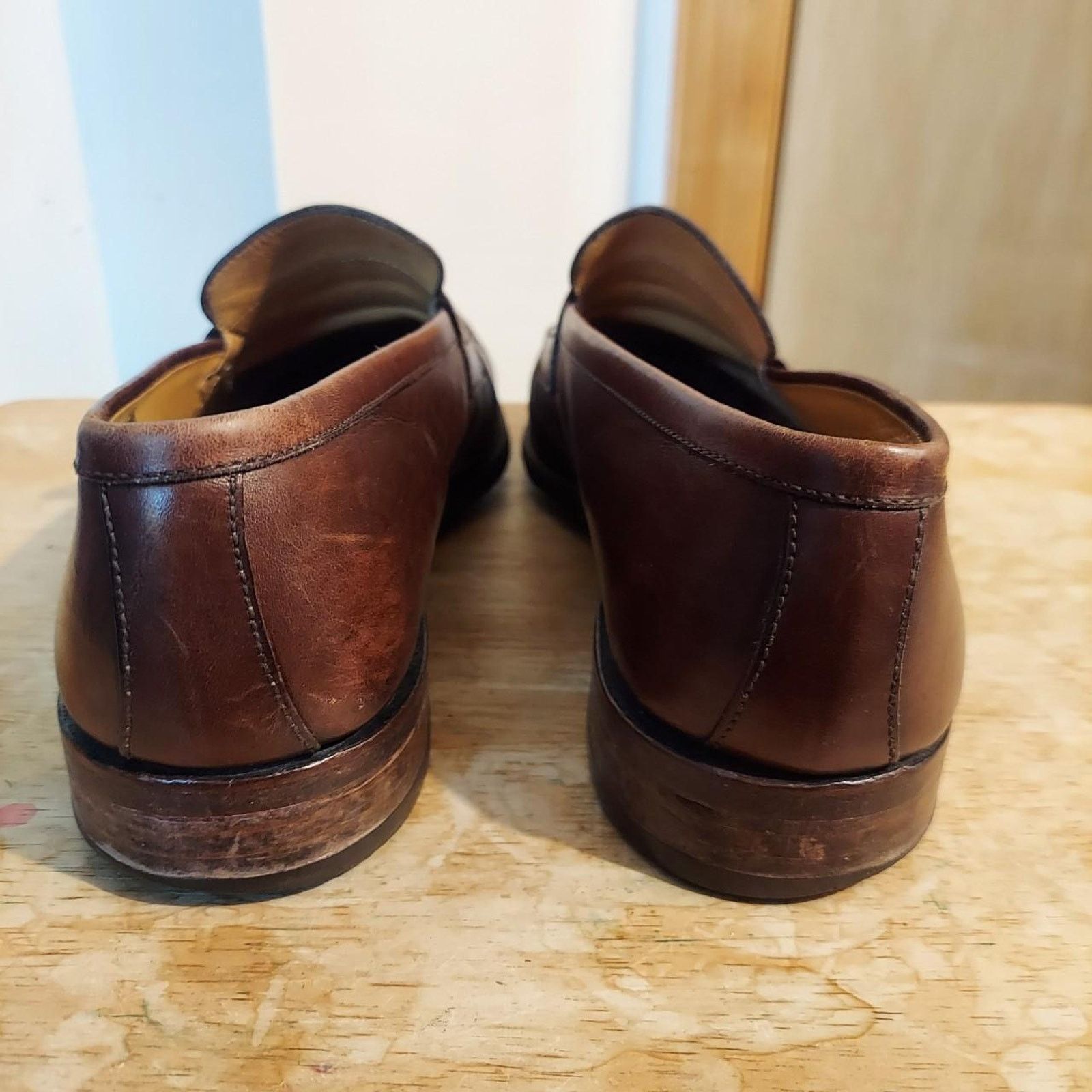 Bexley Bexley France Wembley Classic Men's US 12 Leather Loafers Size US 12 / EU 45 - 3 Thumbnail