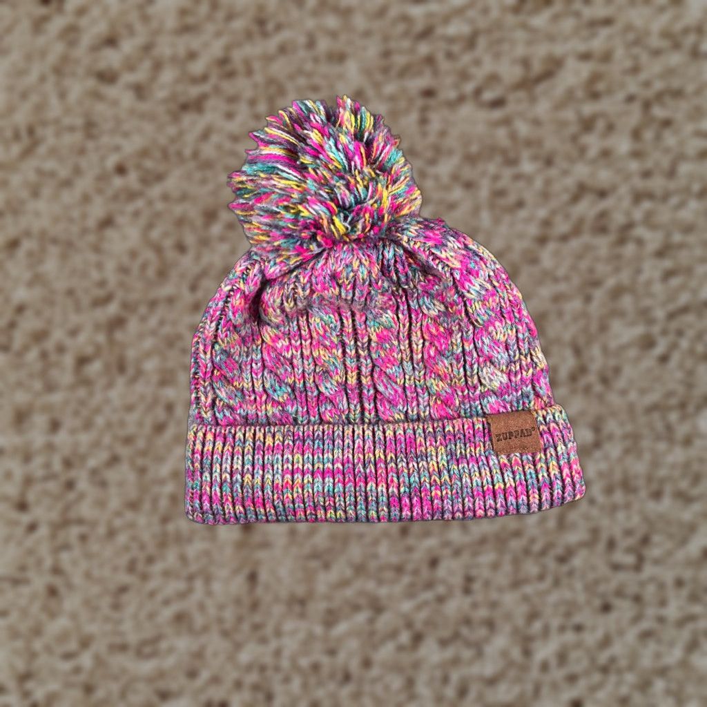 Pinko Zuppad Beanie Toque Adult Small Pink Beanie Womens S Pink Knit Acrylic Polyester Lined Logo Outdoor Ski 90s? Size ONE SIZE - 1 Thumbnail