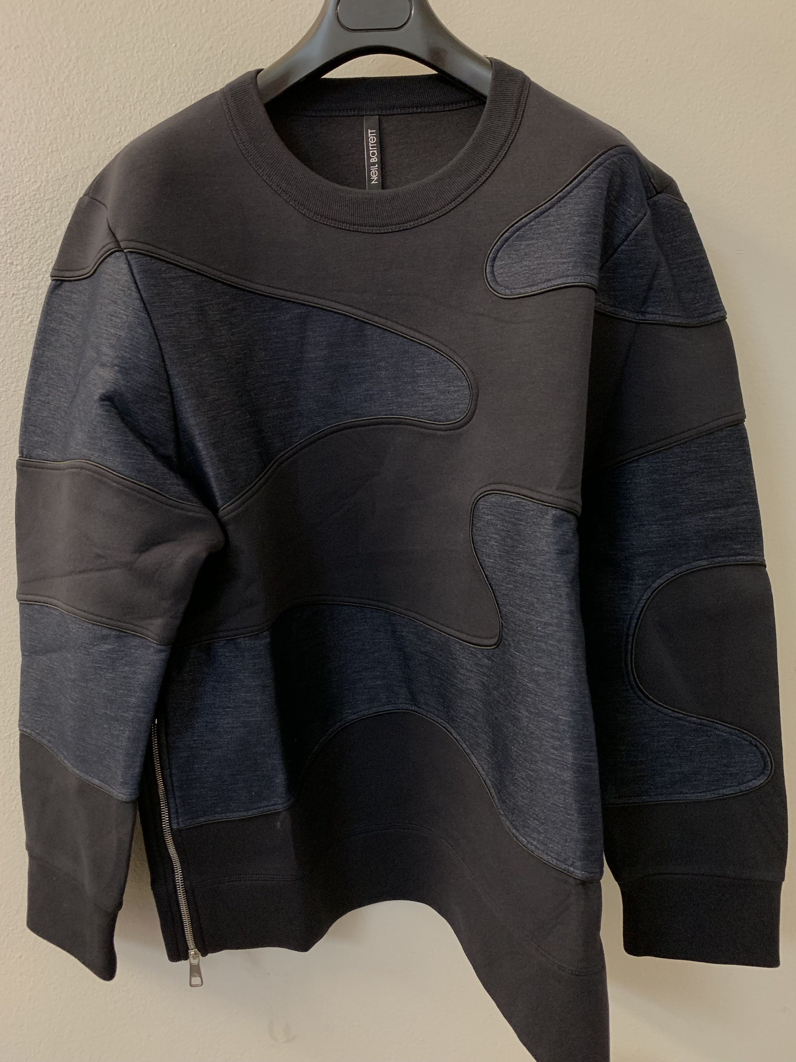 Neil Barrett Camo sweater in black/blue XL BNWT Size US XL / EU 56 / 4 - 9 Thumbnail