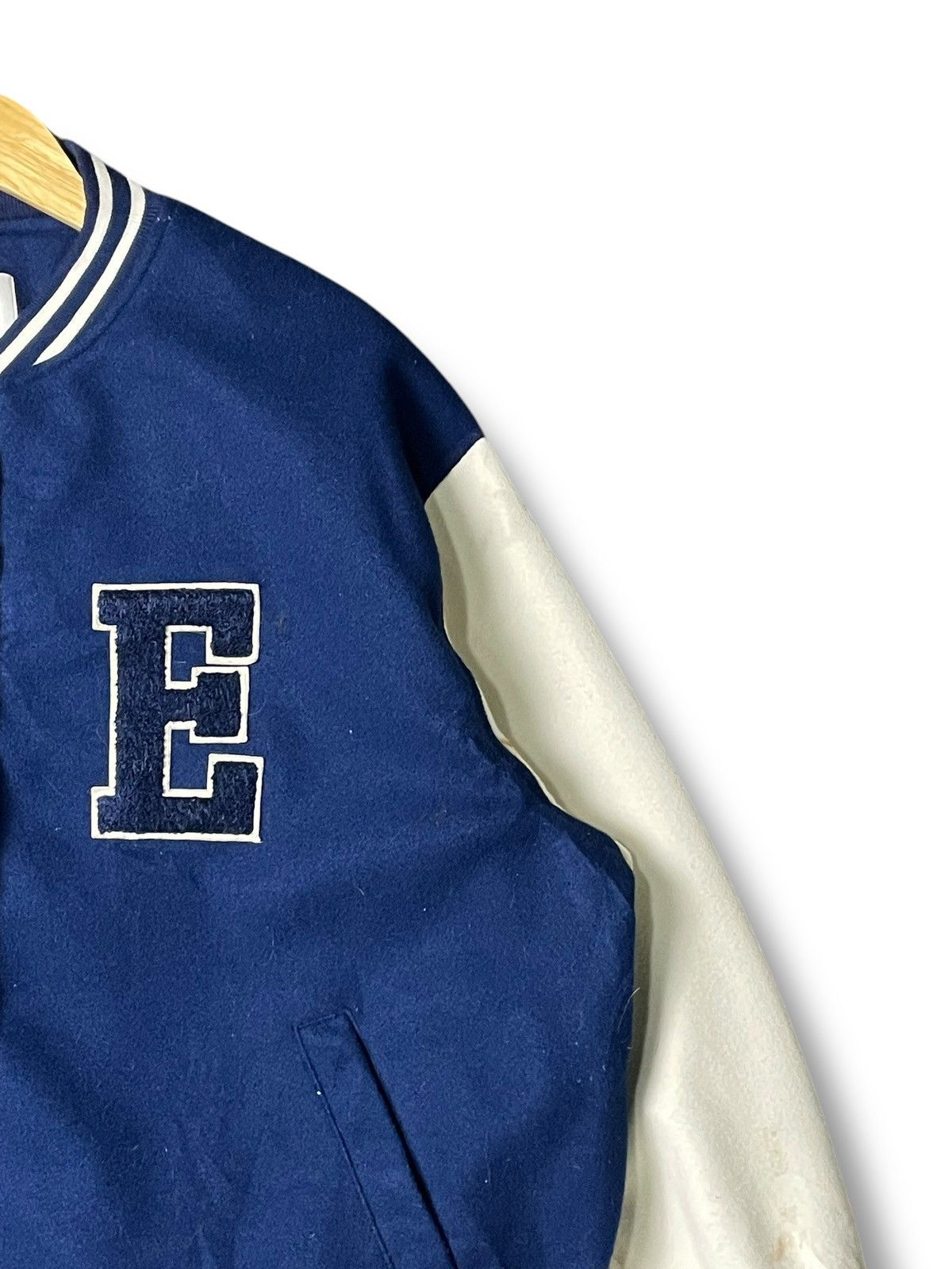 Japanese Brand Earth Music&Ecology Varsity Jacket (58) Size US XL / EU 56 / 4 - 5 Thumbnail
