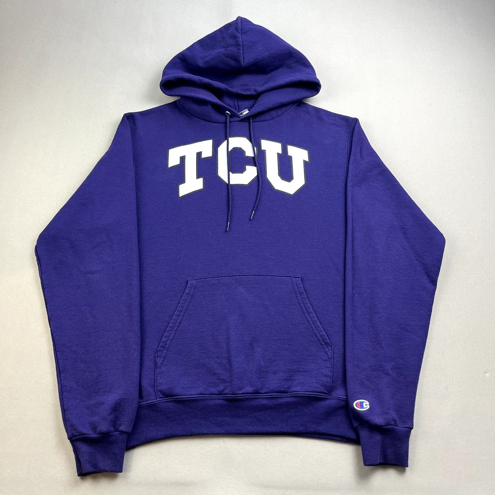Champion TCU Horned Frog Hoodie Sweatshirt Purple Champion University Grailed