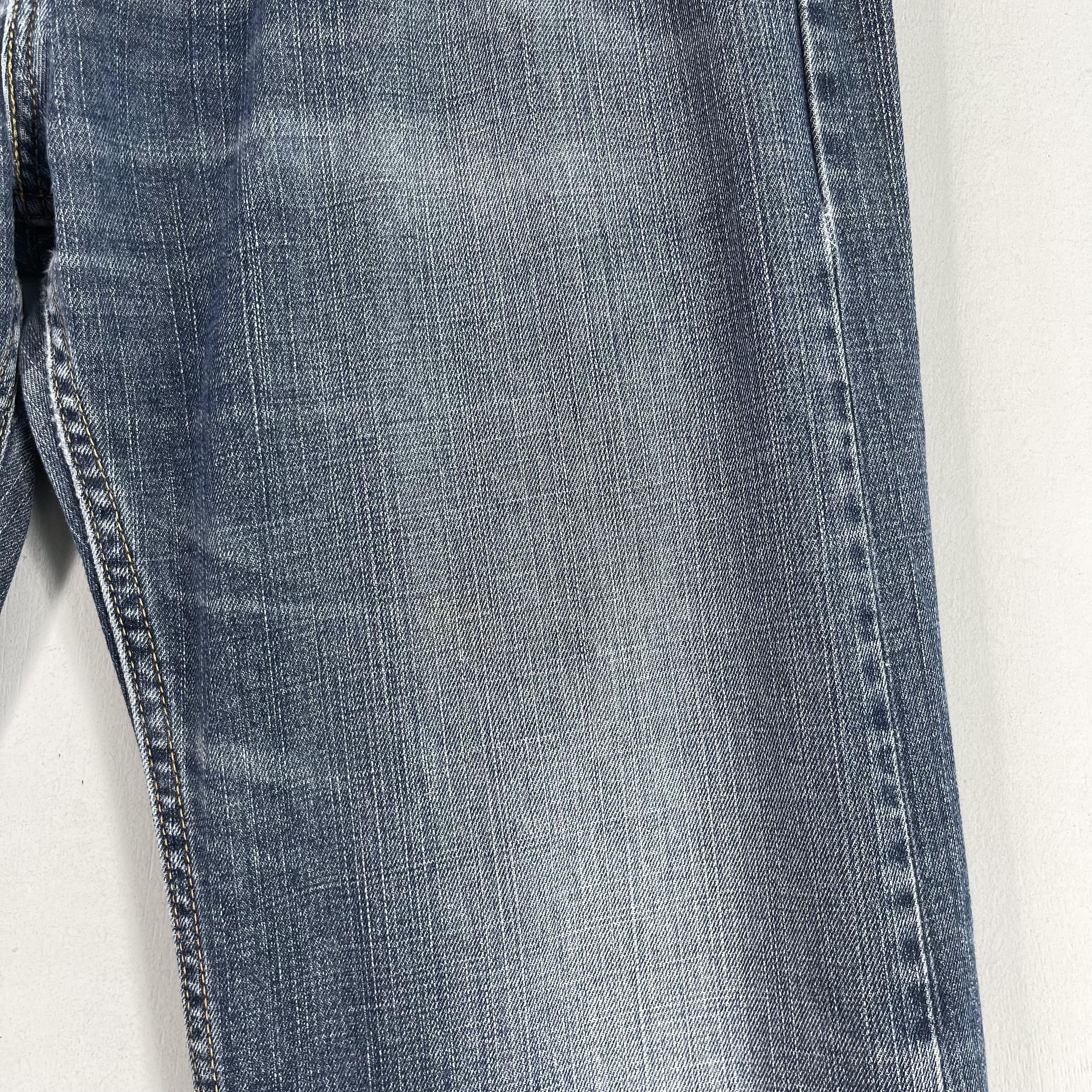 Levi's × Vintage W35 L31 Vintage Levis 569 Distressed Medium Washed Jeans Size US 35 - 3 Thumbnail