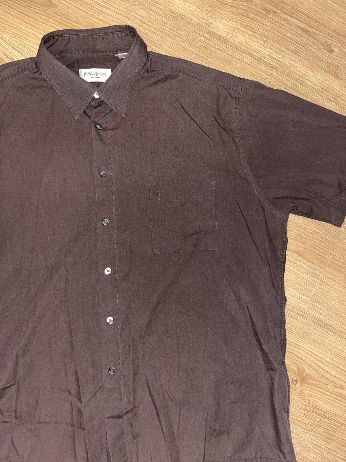 Yves Saint Laurent YSL Vintage Shirt Size US XL / EU 56 / 4 - 2 Thumbnail