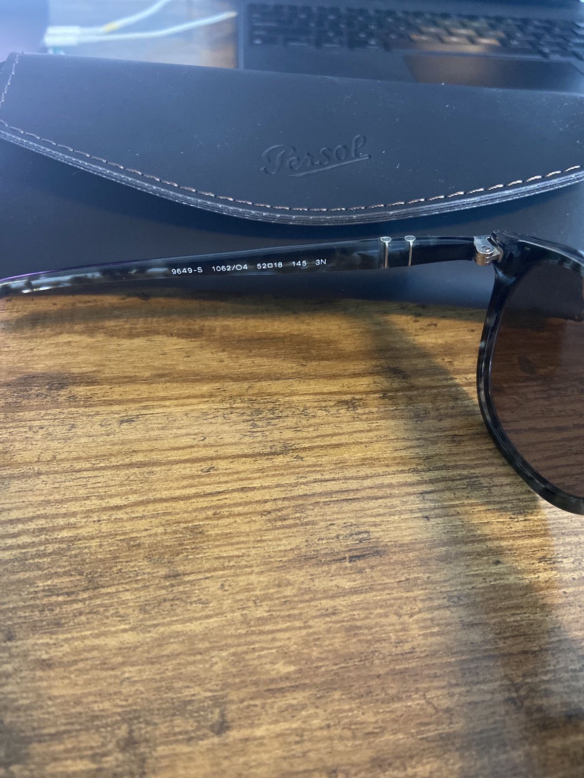 Persol Persol PO9649S - blue tint lens Size ONE SIZE - 4 Thumbnail
