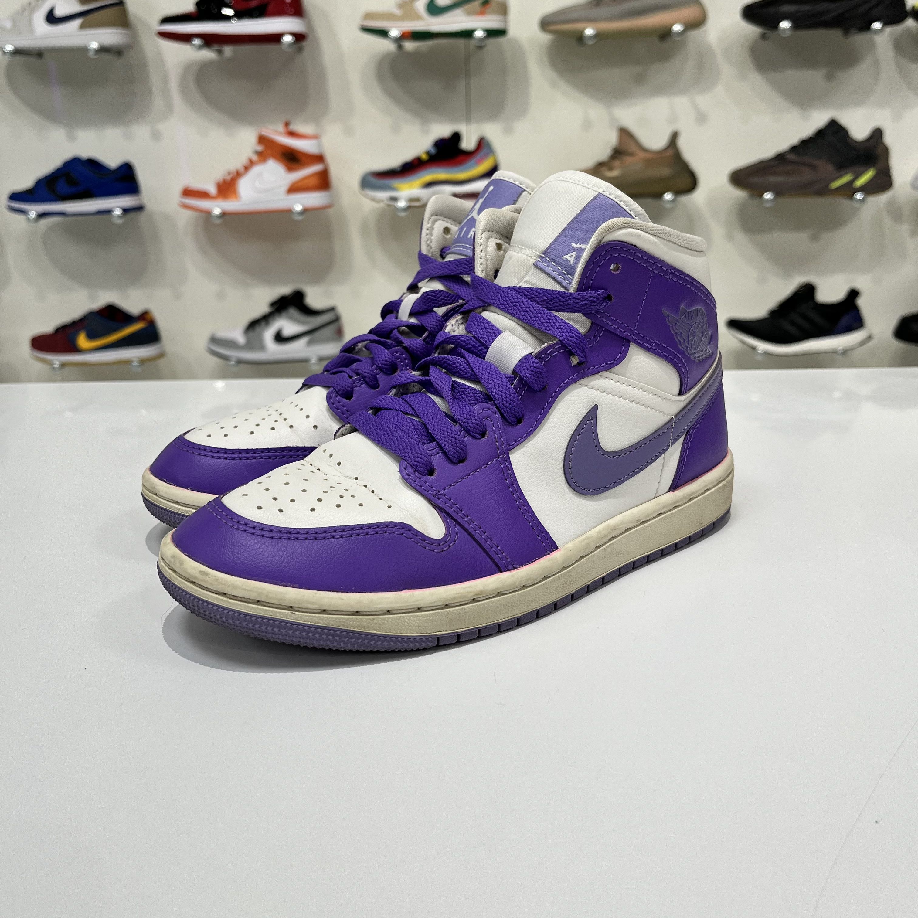 Nike Air Jordan 1 Mid Action Grape (W) Size US 5.5 / IT 35.5 - 2 Thumbnail