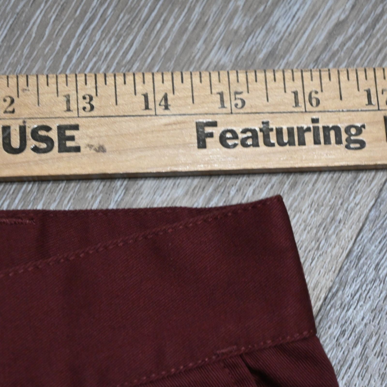 Supreme Supreme Work Pants Burgundy Red Size 30 Straight Leg Cotton Size US 30 / EU 46 - 6 Thumbnail