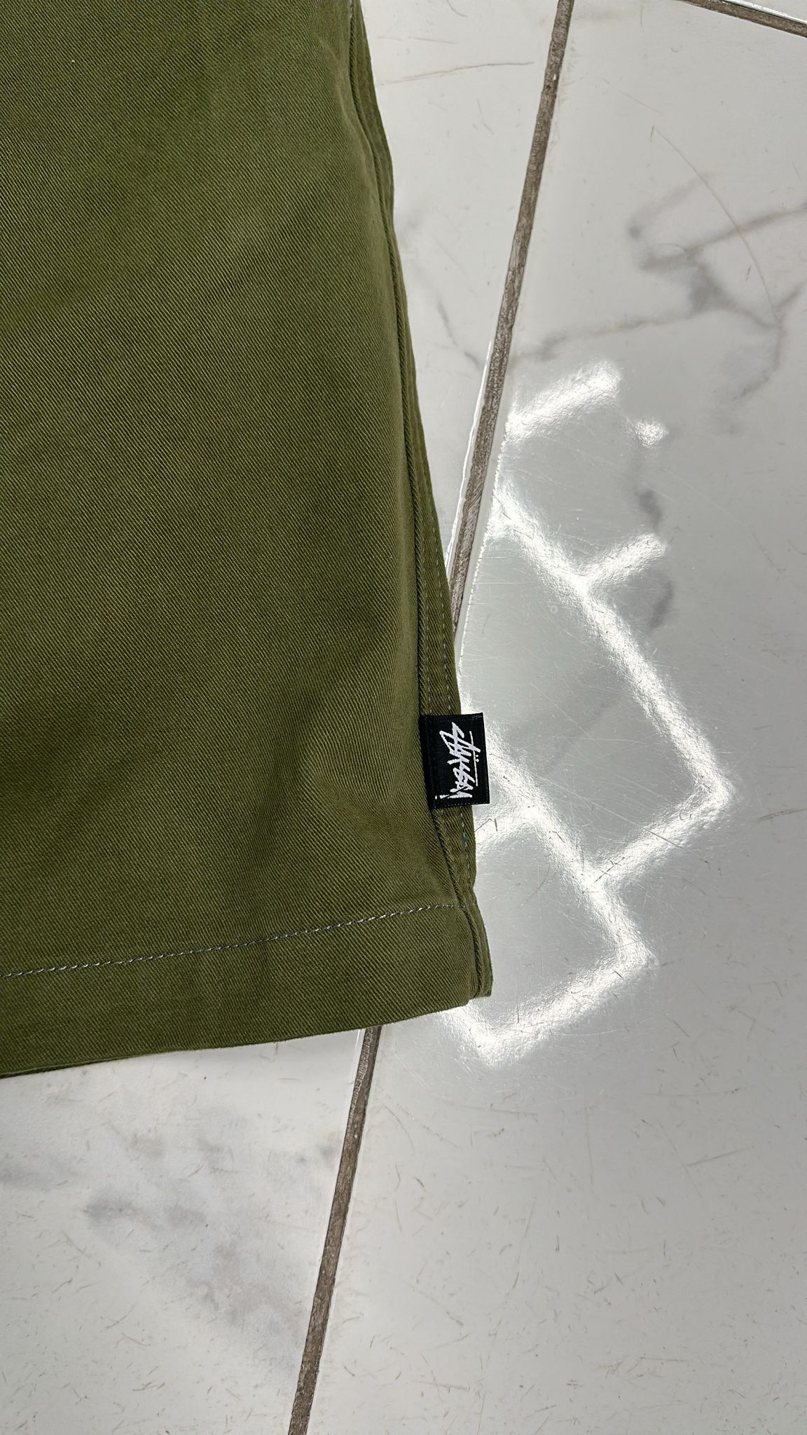 Stussy × Vintage Stüssy Beach Short Olive Size Medium Size US 32 / EU 48 - 2 Thumbnail