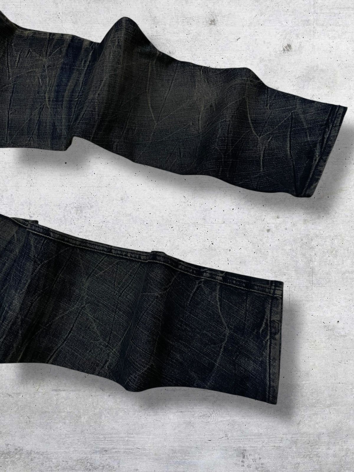 semanticdesign VINTAG SEMANTIC DESIGN OG JAPAN DESIGNER MUDWASH PUNK DENIM Size US 34 / EU 50 - 13 Thumbnail
