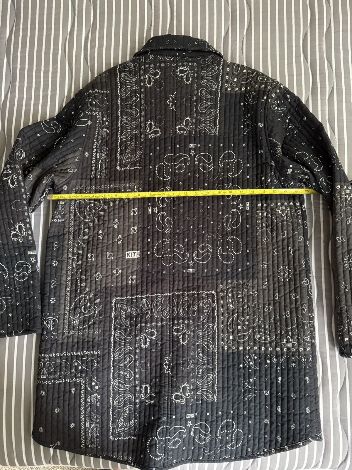 Kith Kith FW22 Prescott Quilted Trench Coat M Paisley Bandana Size US M / EU 48-50 / 2 - 2 Thumbnail