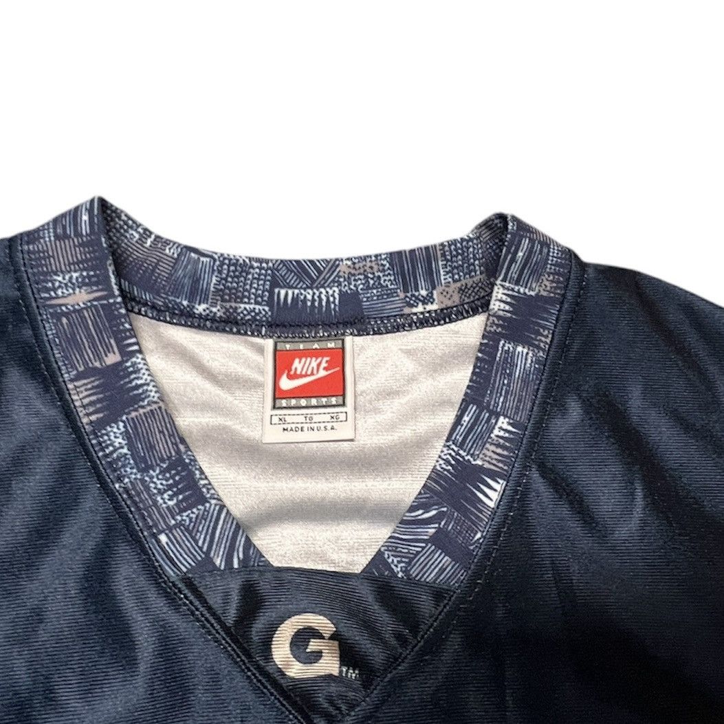 Nike × Vintage Vintage 90s GEORGETOWN University HOYAS Basketball Jersey 33 Size US XL / EU 56 / 4 - 3 Thumbnail