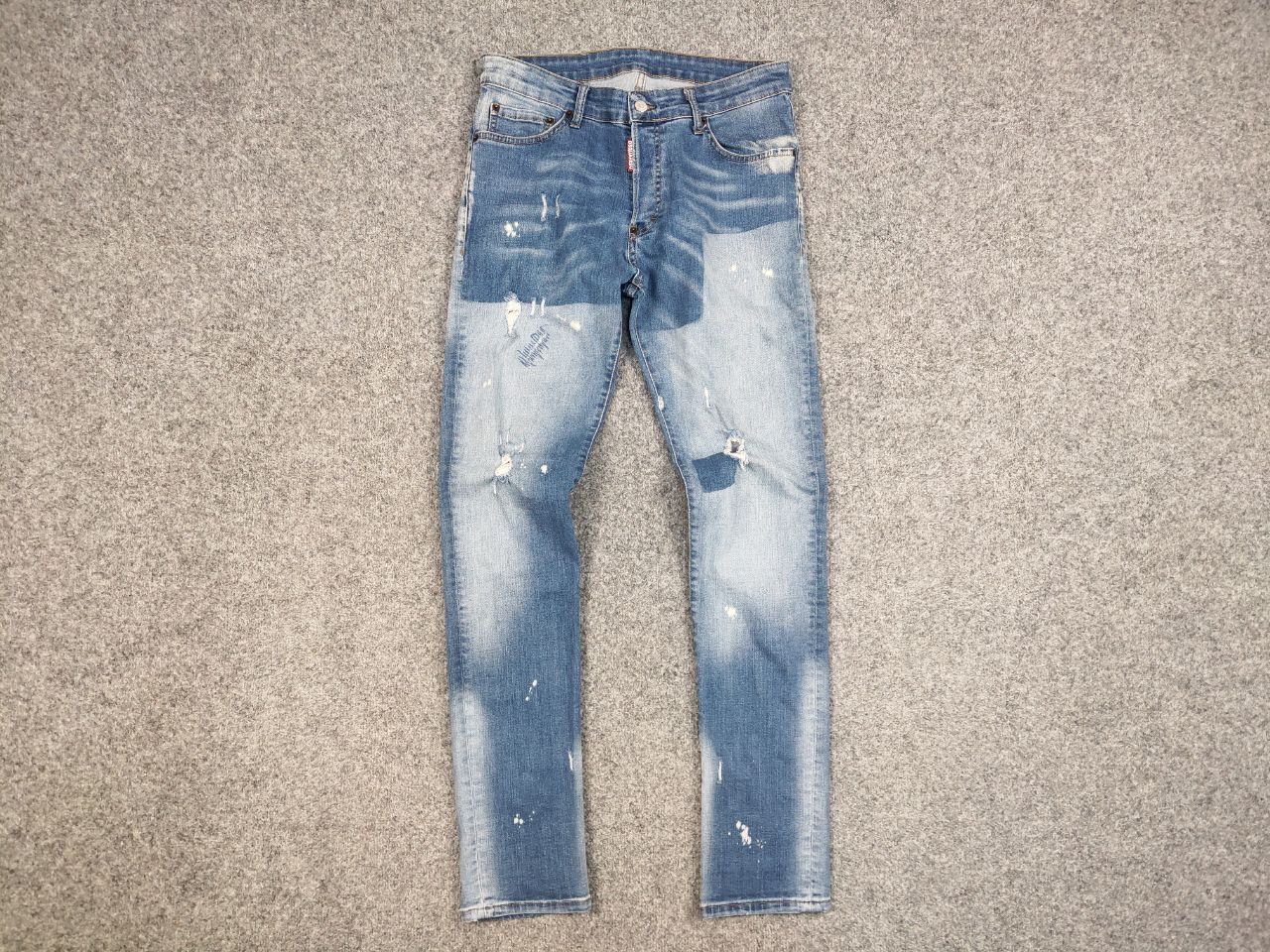 Dsquared2 Vintage 90s Dsquared2 authentic Distressed Paint Denim Jeans Size US 32 / EU 48 - 11 Thumbnail