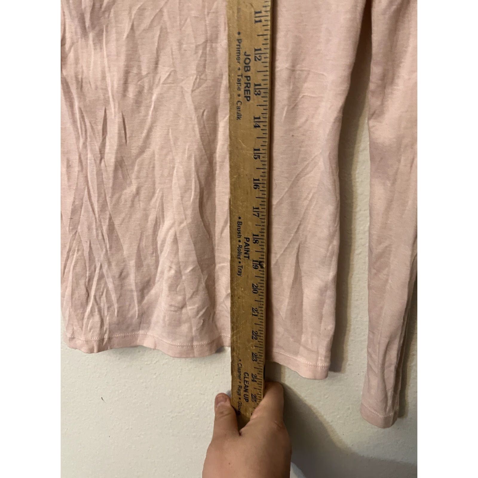 Old Navy Old Navy Pink Long Sleeve T-Shirt XS Women Vintage Y2K Round Neck Henley Ribbed Casual Top Size XS / US 0-2 / IT 36-38 - 4 Thumbnail