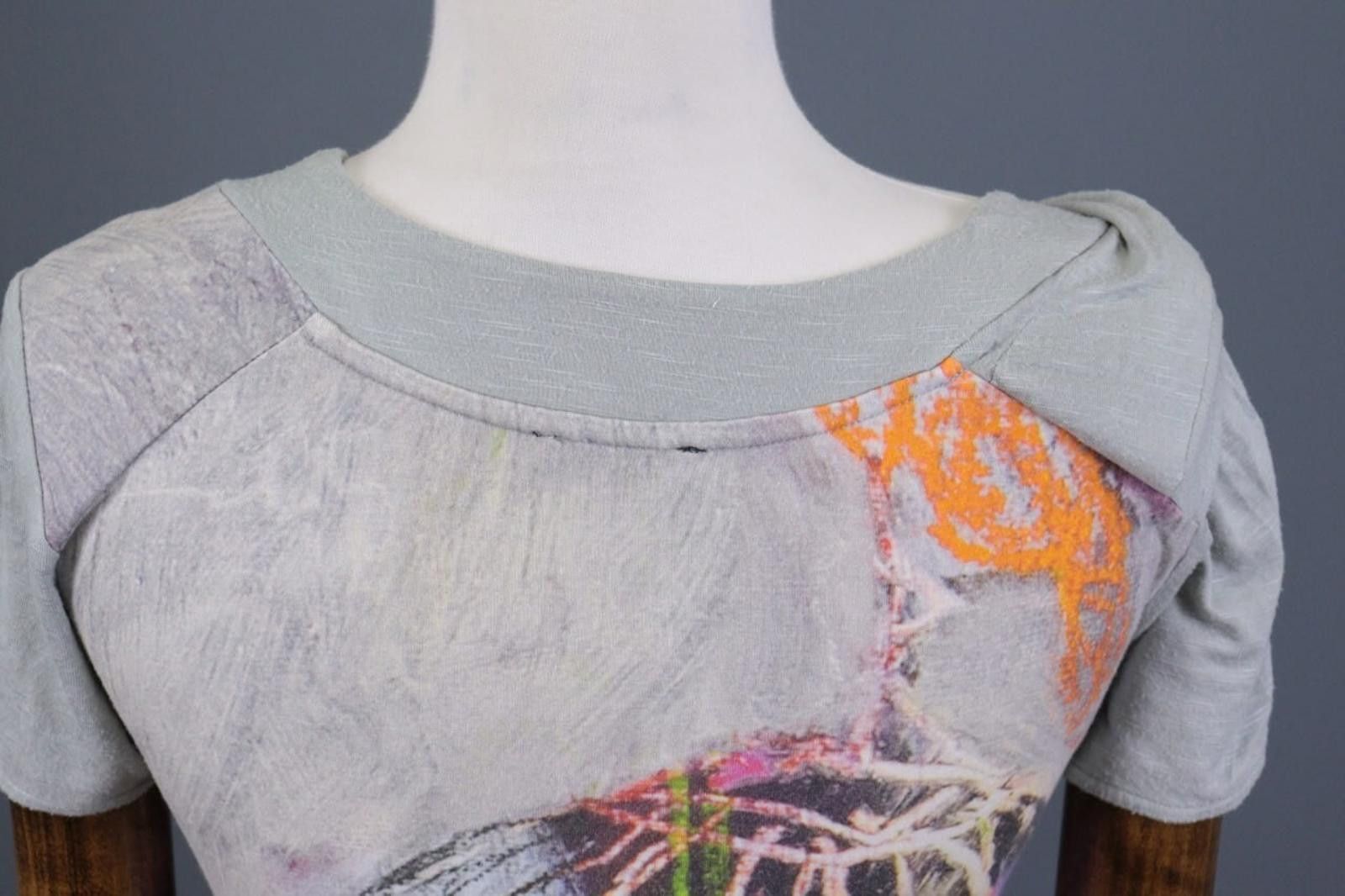 Designer Aventures des Toiles Multicolor Abstract A-Line Dress 36 Size M / US 6-8 / IT 42-44 - 12 Thumbnail