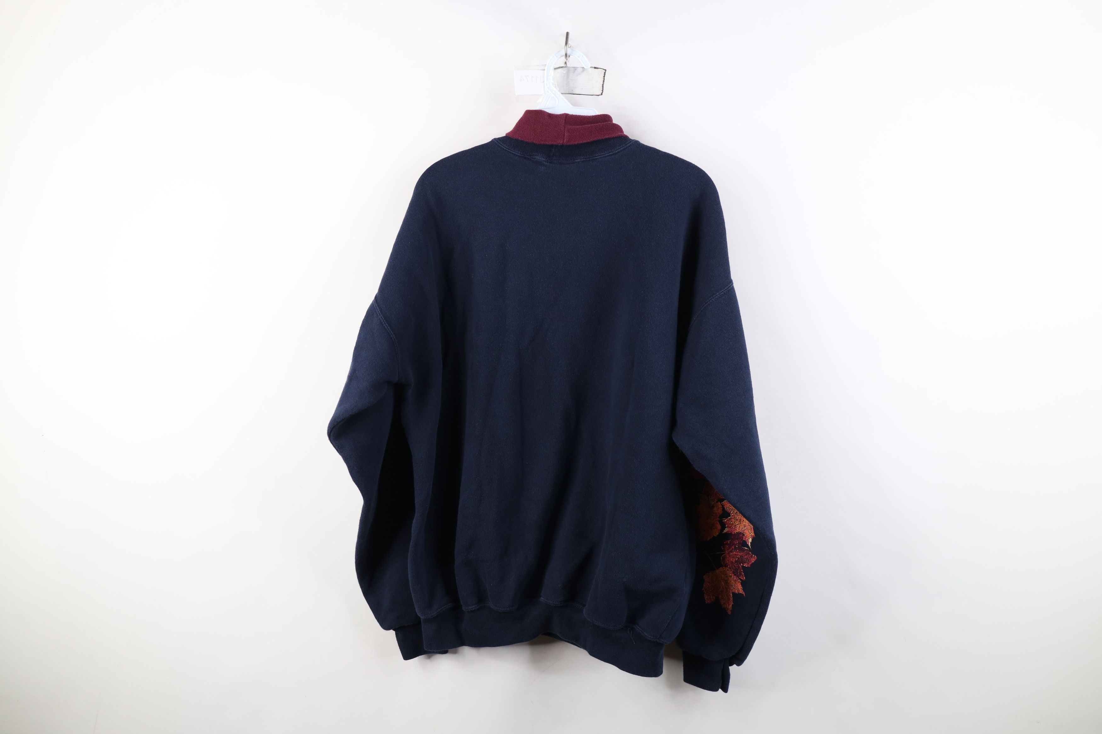Vintage Vintage 90s Art Unlimited Print Turtleneck Sweatshirt USA Size L / US 10 / IT 46 - 14 Thumbnail