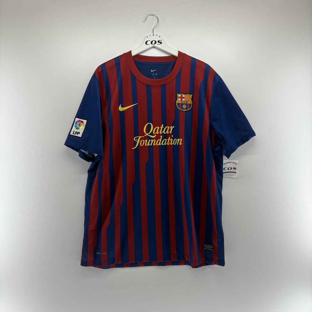 Nike × Vintage FC Barcelona 2011 2012 Home Nike Soccer Football Jersey Kit Size US XL / EU 56 / 4 - 1 Thumbnail