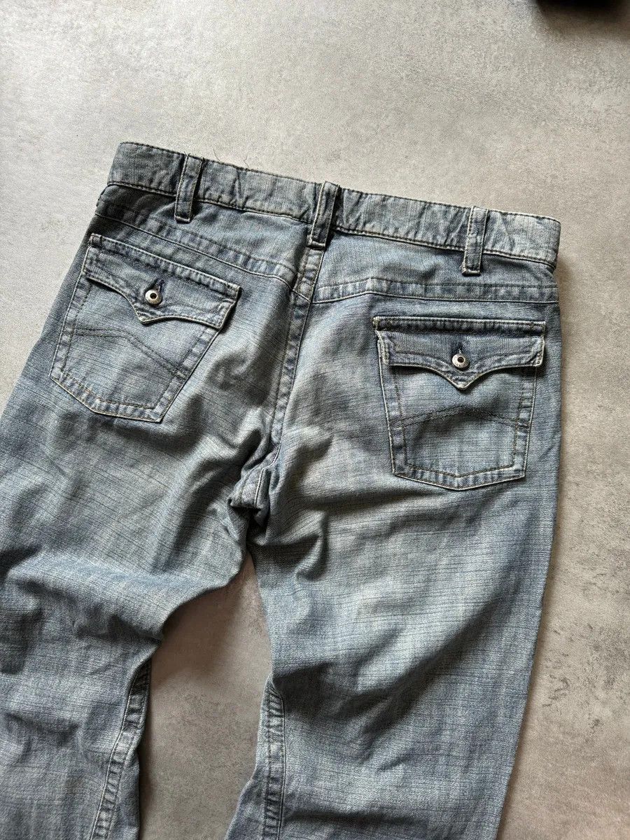 Armani 2000s Armani Relaxed Large Straight Jeans Size US 37 - 5 Thumbnail