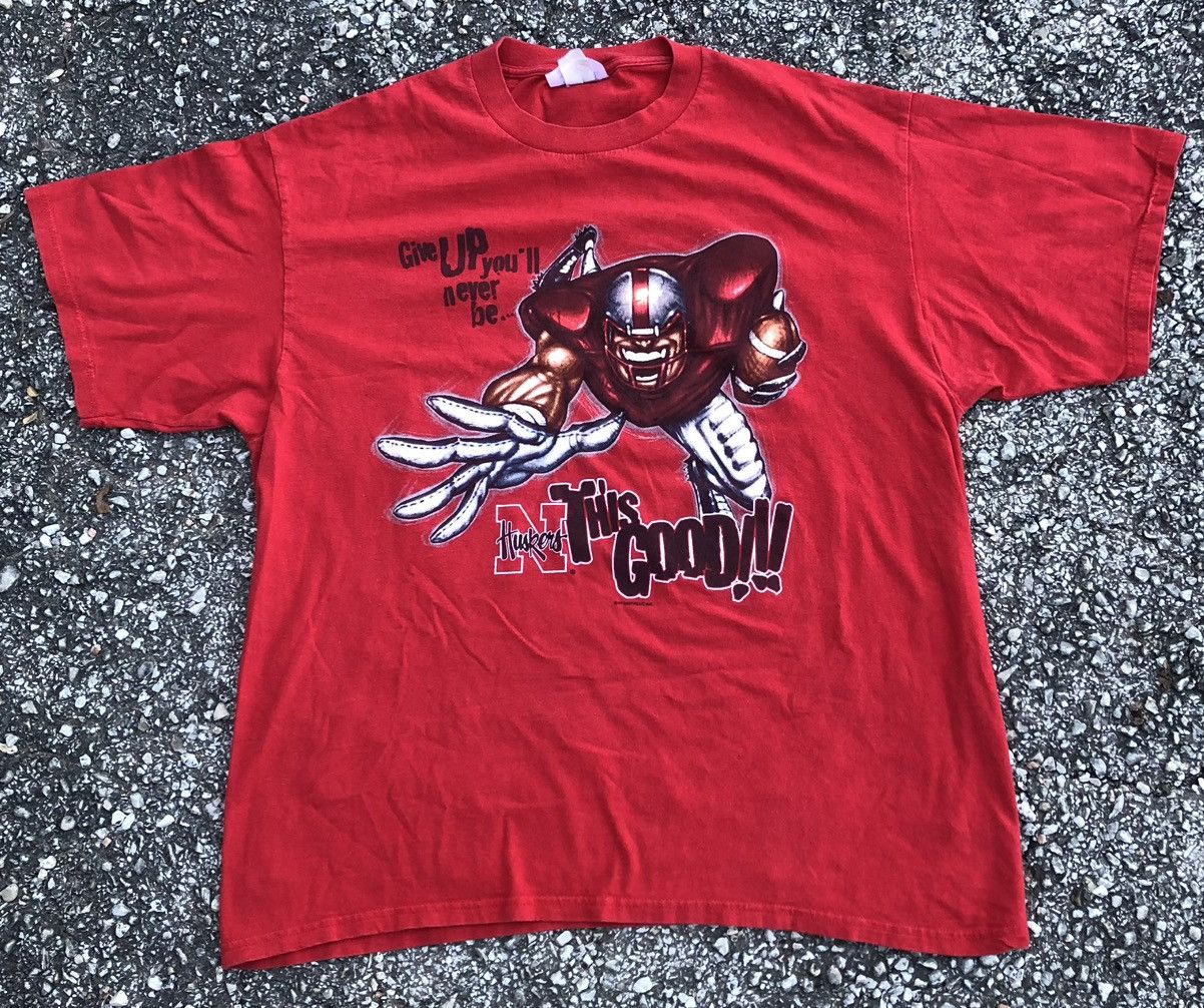 Other Vintage 90s Nebraska Huskers Caricature Size US XL / EU 56 / 4 - 1 Preview