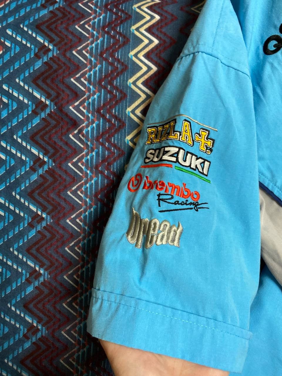 NASCAR × Vintage Vintage Suzuki Racing Fleece Jacket Nascar Big Logo Size US XL / EU 56 / 4 - 10 Thumbnail