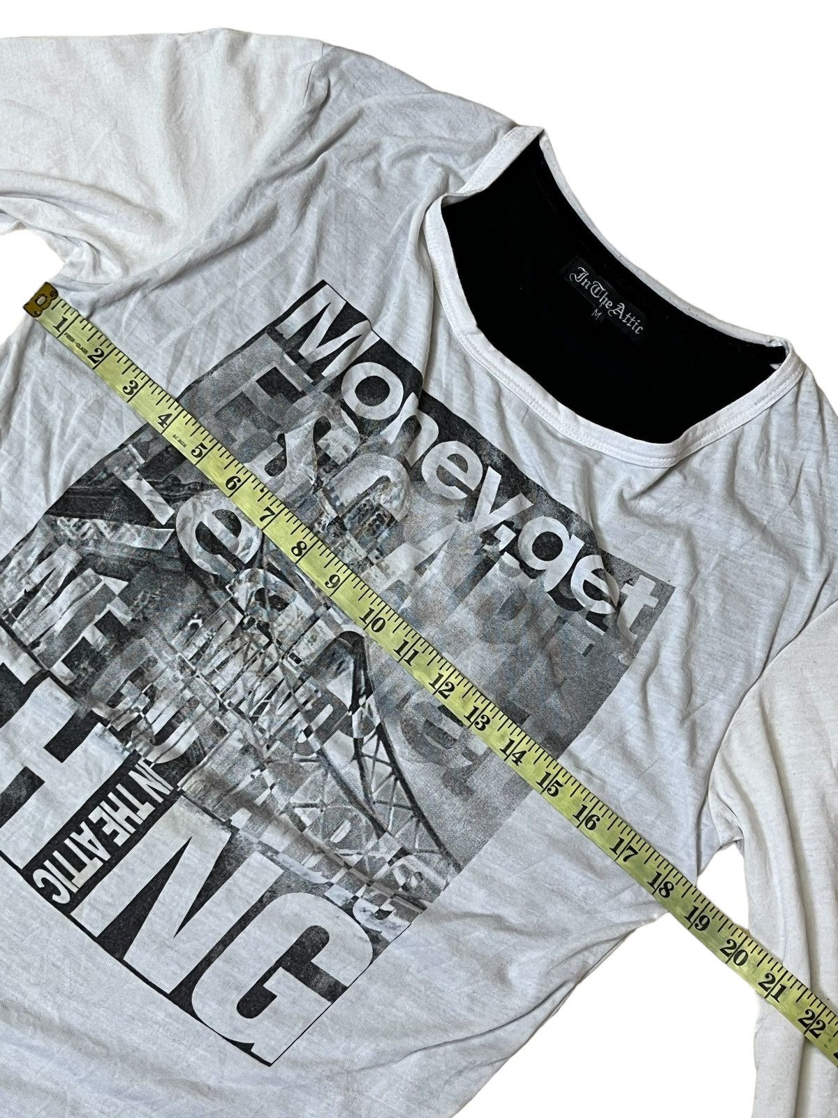 In The Attic IN THE ATTIC DOUBLE LAYER FRONT LONG SLEEVE TEE SHIRT Size US S / EU 44-46 / 1 - 8 Thumbnail